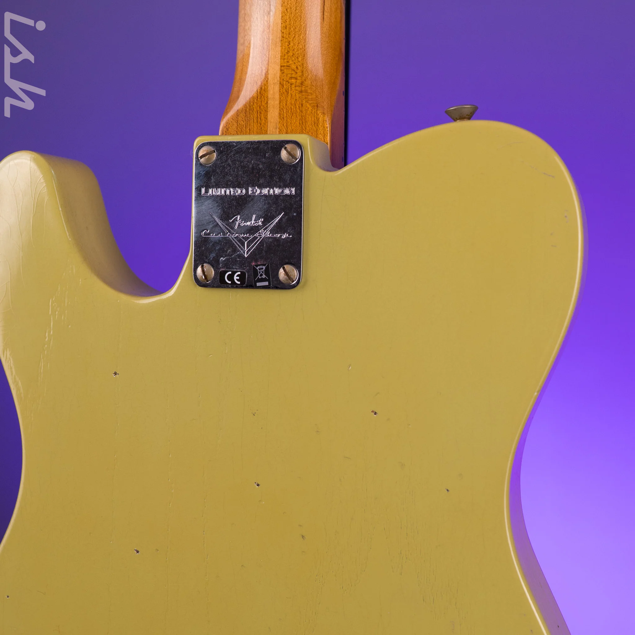 Fender Custom Shop Limited Roasted Reverse '50s Telecaster® Journeyman Relic® Aged Appliance Green - Image 9