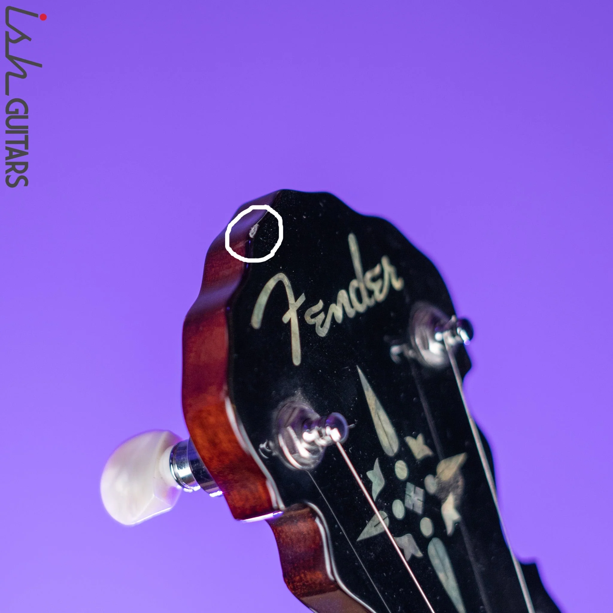 Fender FB55 Banjo Natural - Image 7