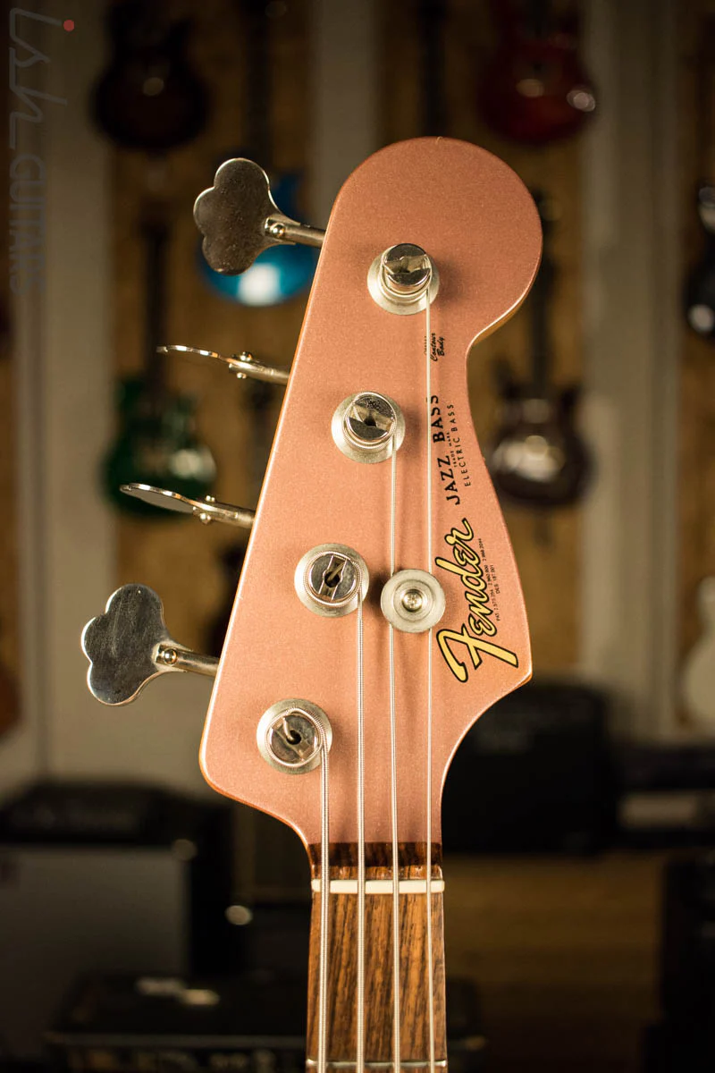 2003 Fender Jazz Bass FSR Burgundy Mist Metallic MIM #37 - Image 6