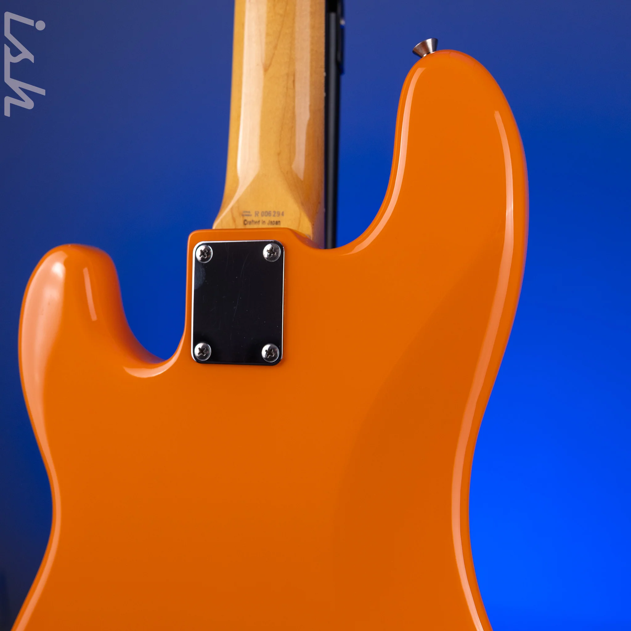 2004 Fender MIJ  Capri Orange Precision Bass - Image 12