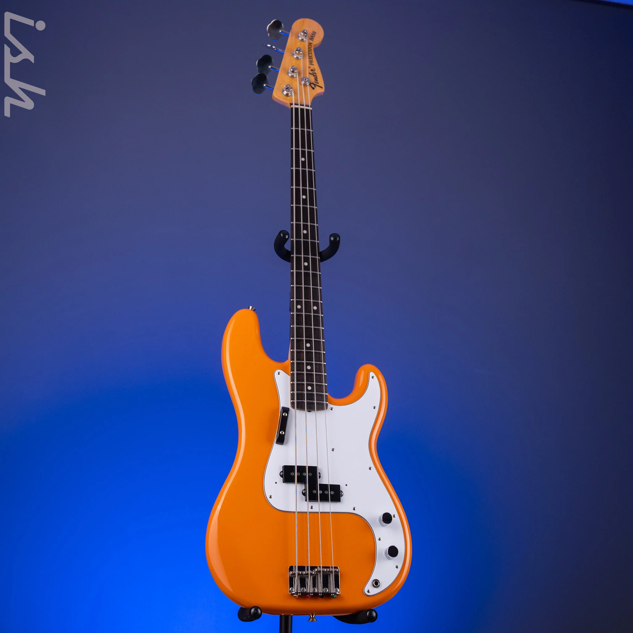 2004 Fender MIJ  Capri Orange Precision Bass - Image 2
