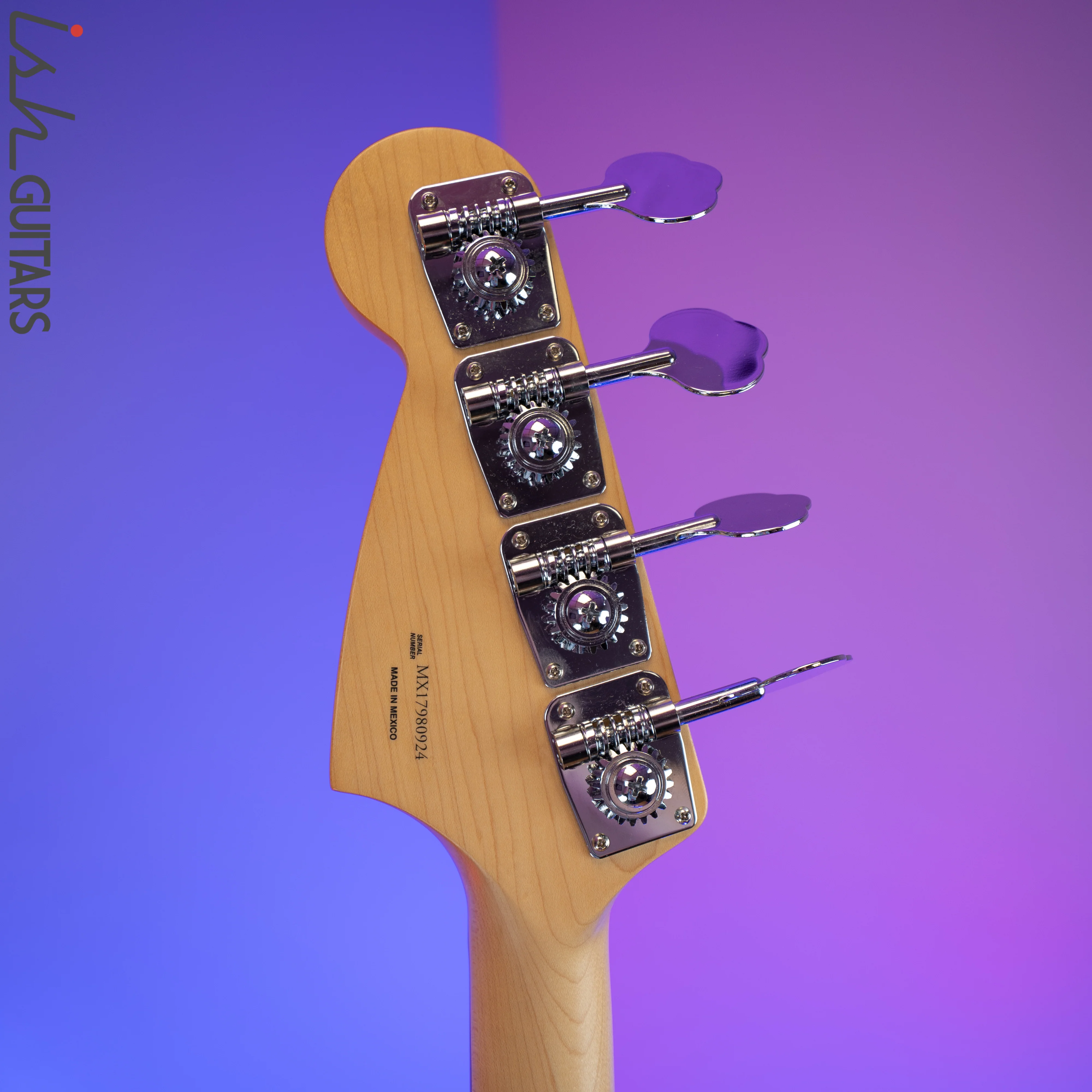 Fender Mustang 4 String PJ Bass Olympic White - Image 8