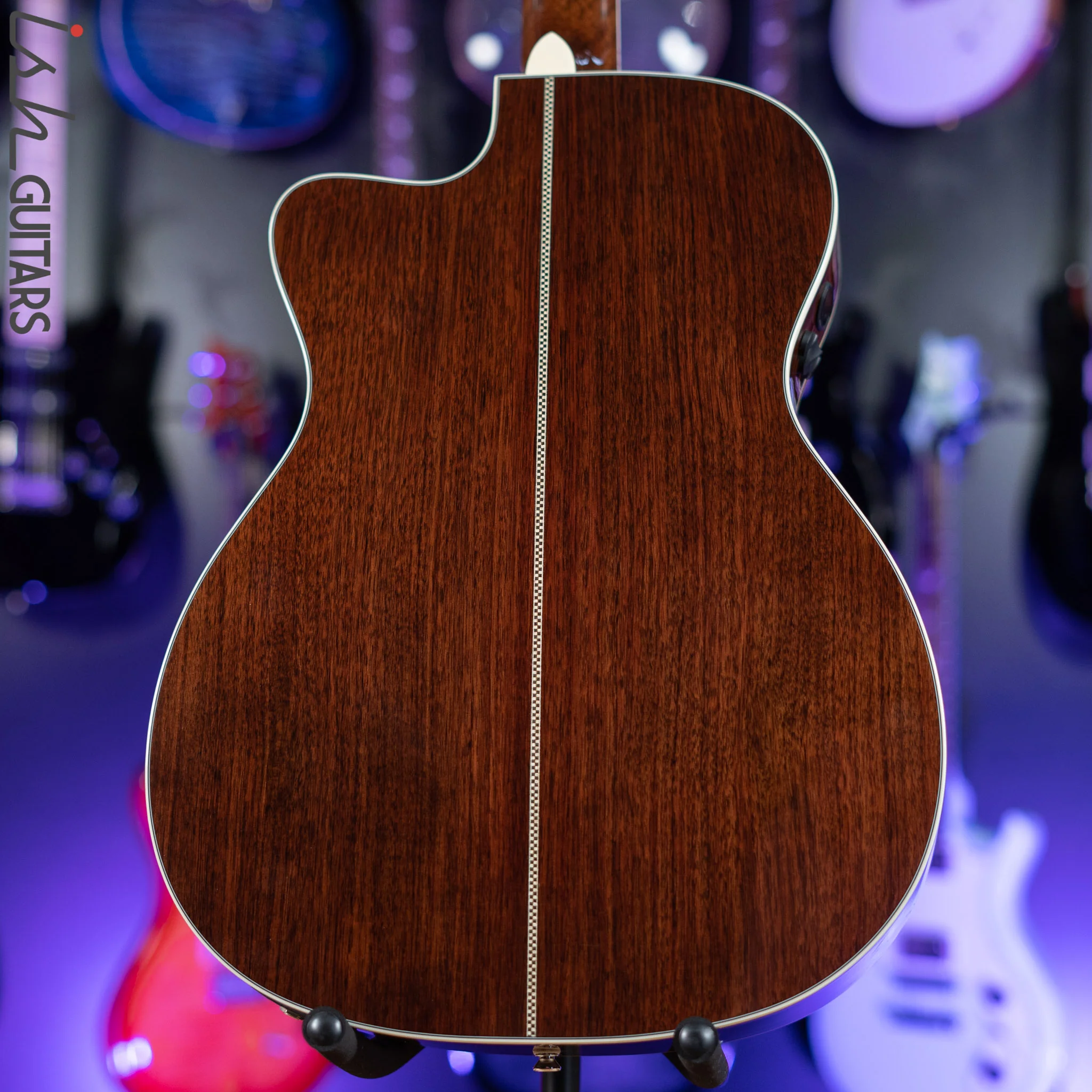 Fender Paramount Series PM-3 Deluxe Sunburst Acoustic Guitar - Image 12