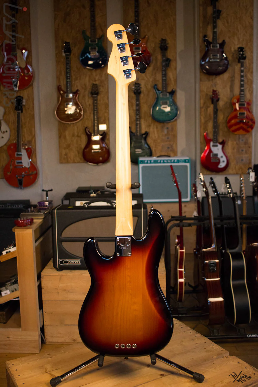 2010 Fender Precision Bass USA Sunburst - Image 9