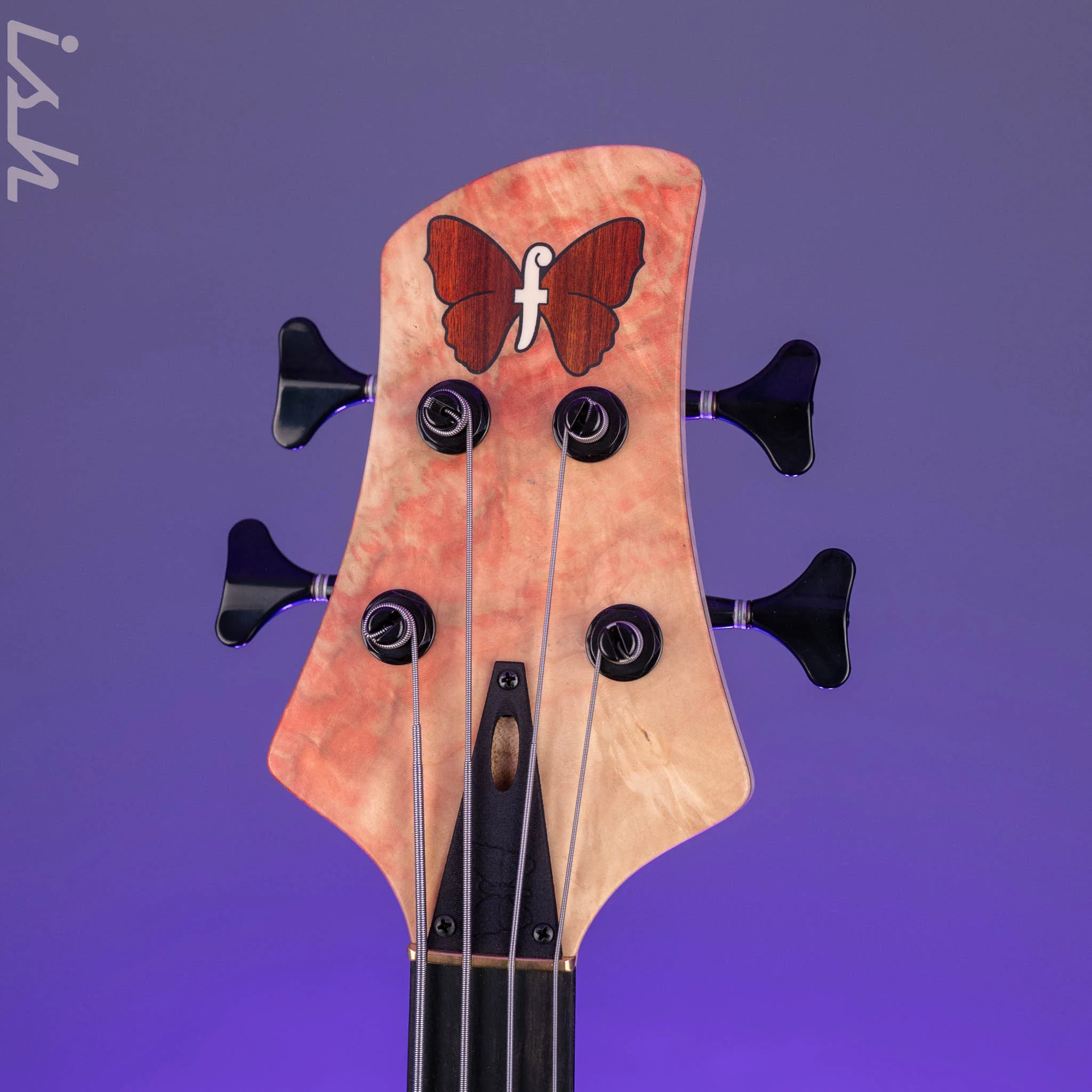 Fodera 40th Anniversary Emperor Deluxe 4-String Bass Natural Japanese Maple - Image 5