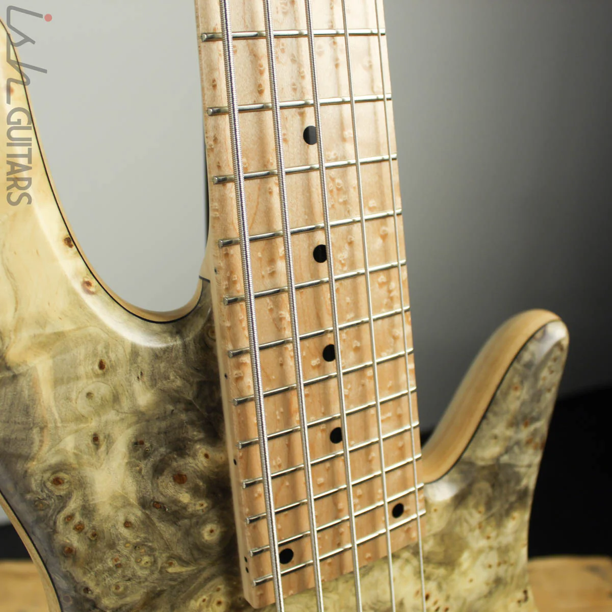 2016 Fodera Emperor Deluxe 5-String Buckeye Burl RARE Bass Tremolo - Image 5