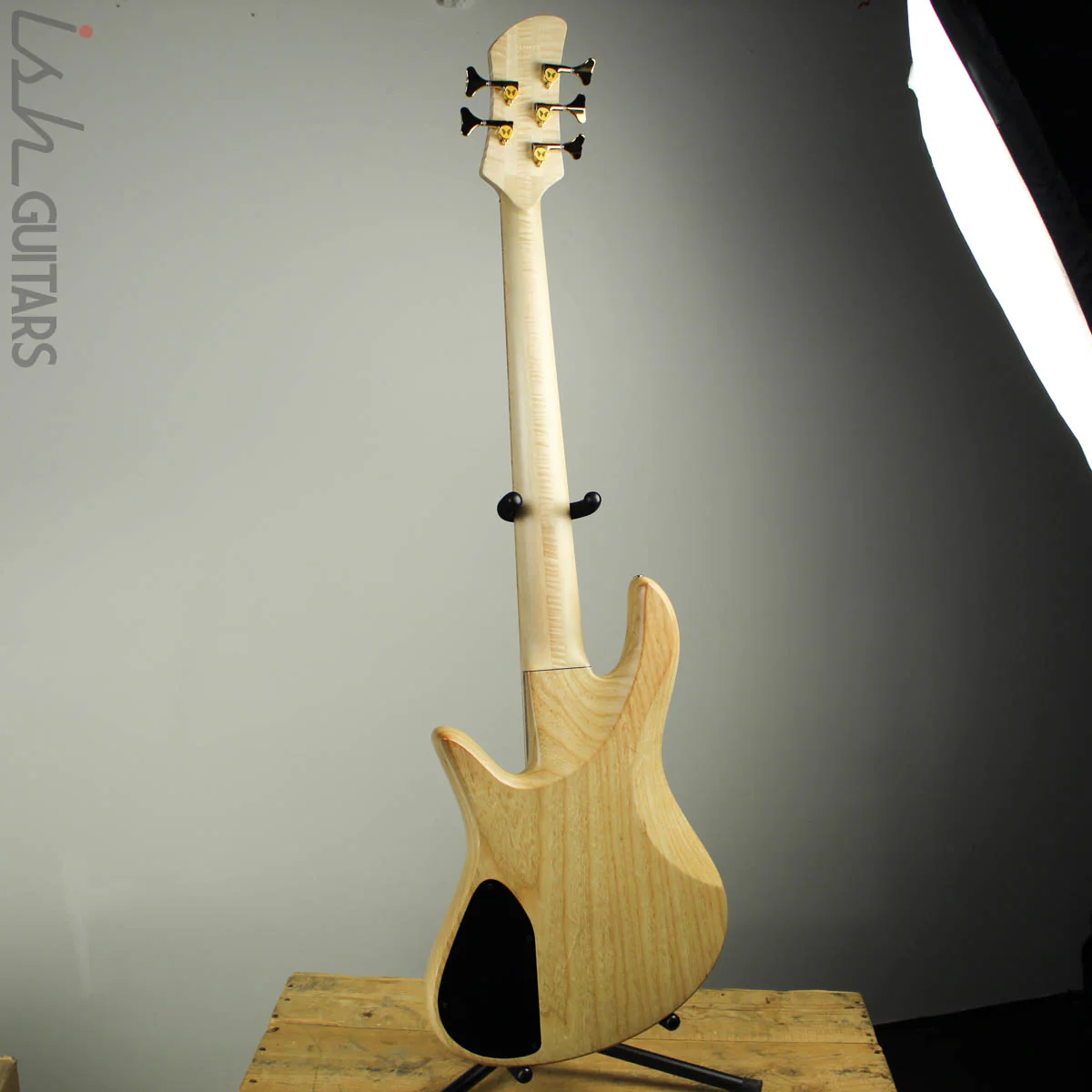 2016 Fodera Emperor Deluxe 5-String Buckeye Burl RARE Bass Tremolo - Image 9
