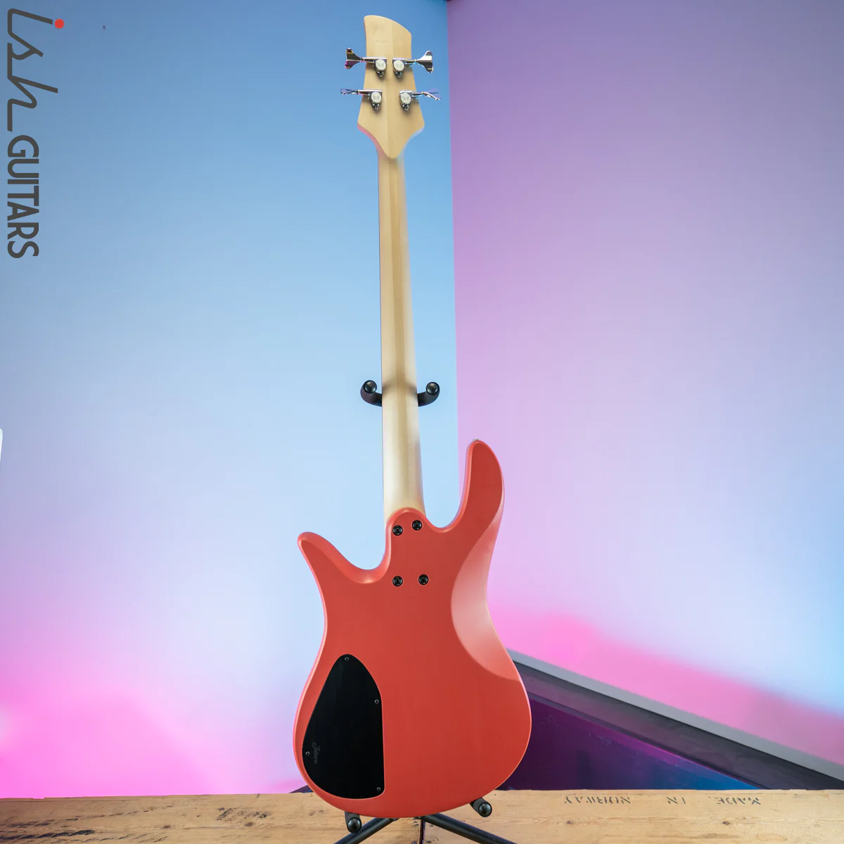 Fodera Monarch P Classic Standard Classic 4 String Satin Fiesta Red - Image 7