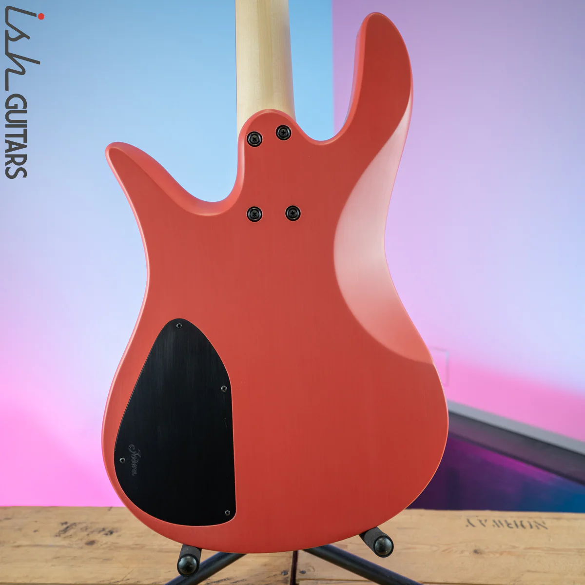 Fodera Monarch P Classic Standard Classic 4 String Satin Fiesta Red - Image 8