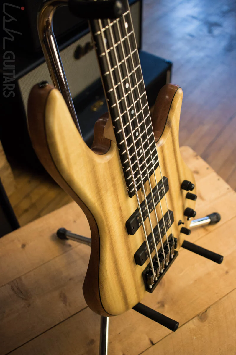Fodera Monarch 5 Standard Special Myrtle Figured 5 String Bass - Image 9