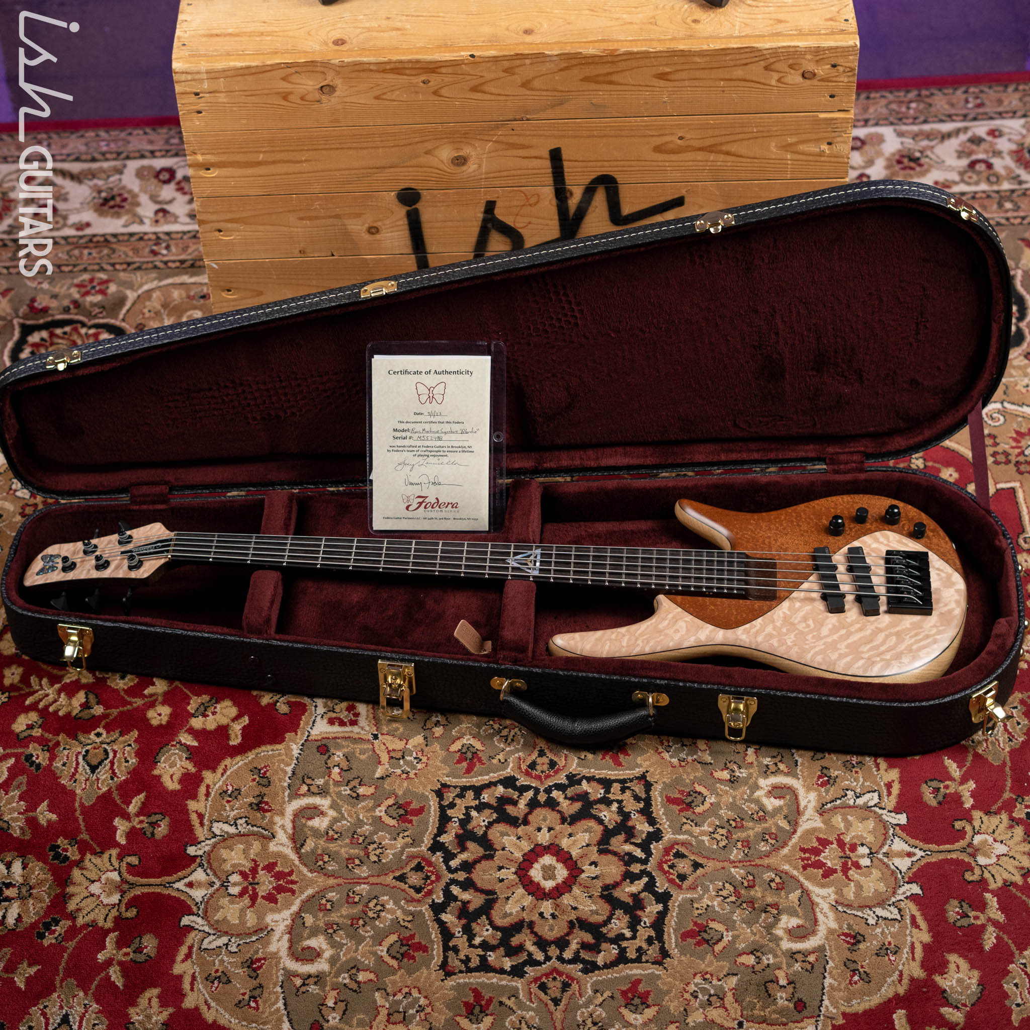 Fodera Ryan Martinie Signature 5-String Bass "Blondie" - Image 12