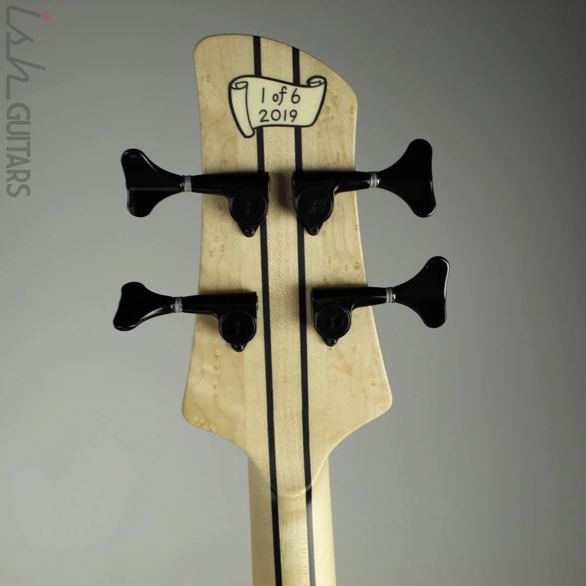 Fodera Yin Yang Deluxe Monarch NAMM 2019 Bass Masur Birch Zebrawood Top - Image 11