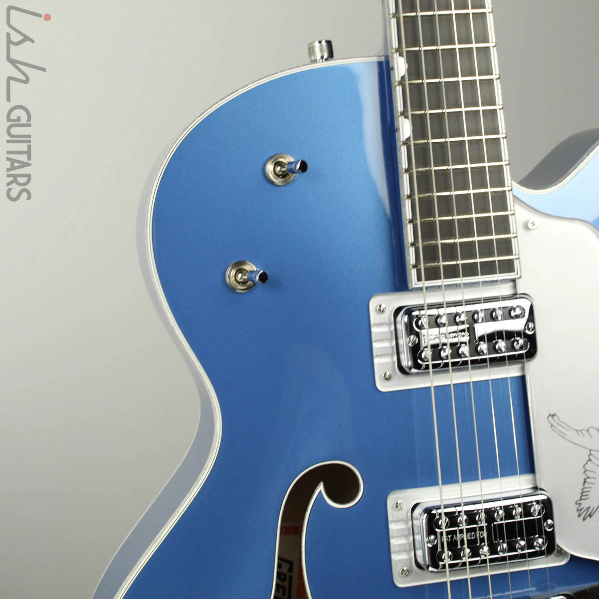 Gretsch G6136T-59 Limited Edition Falcon with Bigsby Ebony Fretboard Lake Placid Blue - Image 3