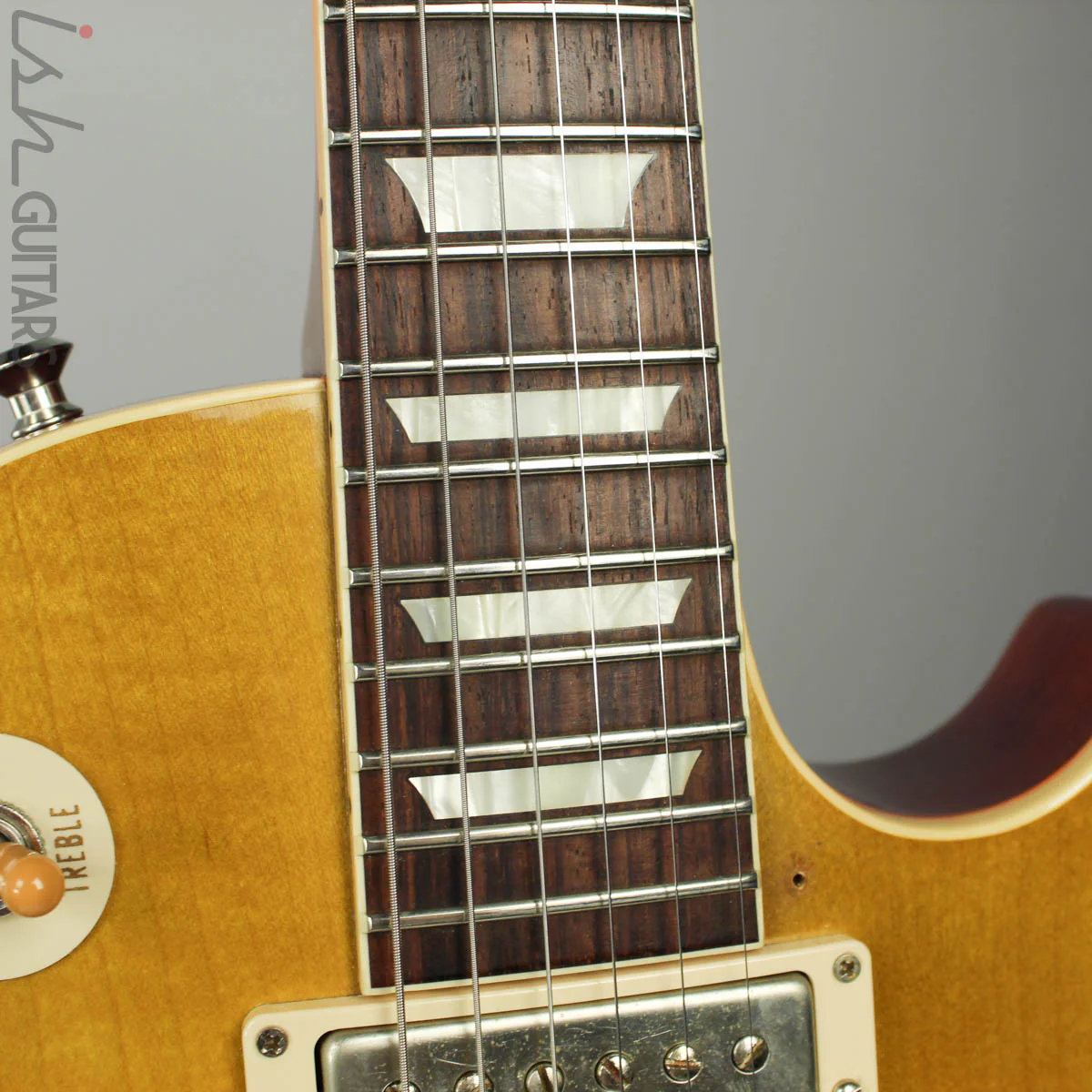 2013 Gibson Les Paul Custom Shop 1958 '58 Reissue LPR-8 Lemon Burst - Image 5