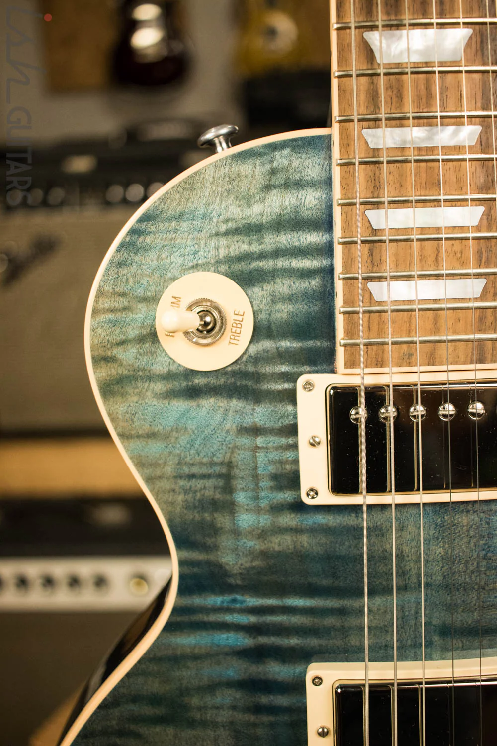 Gibson Traditional Les Paul 100 2015 Ocean Blue - Image 3