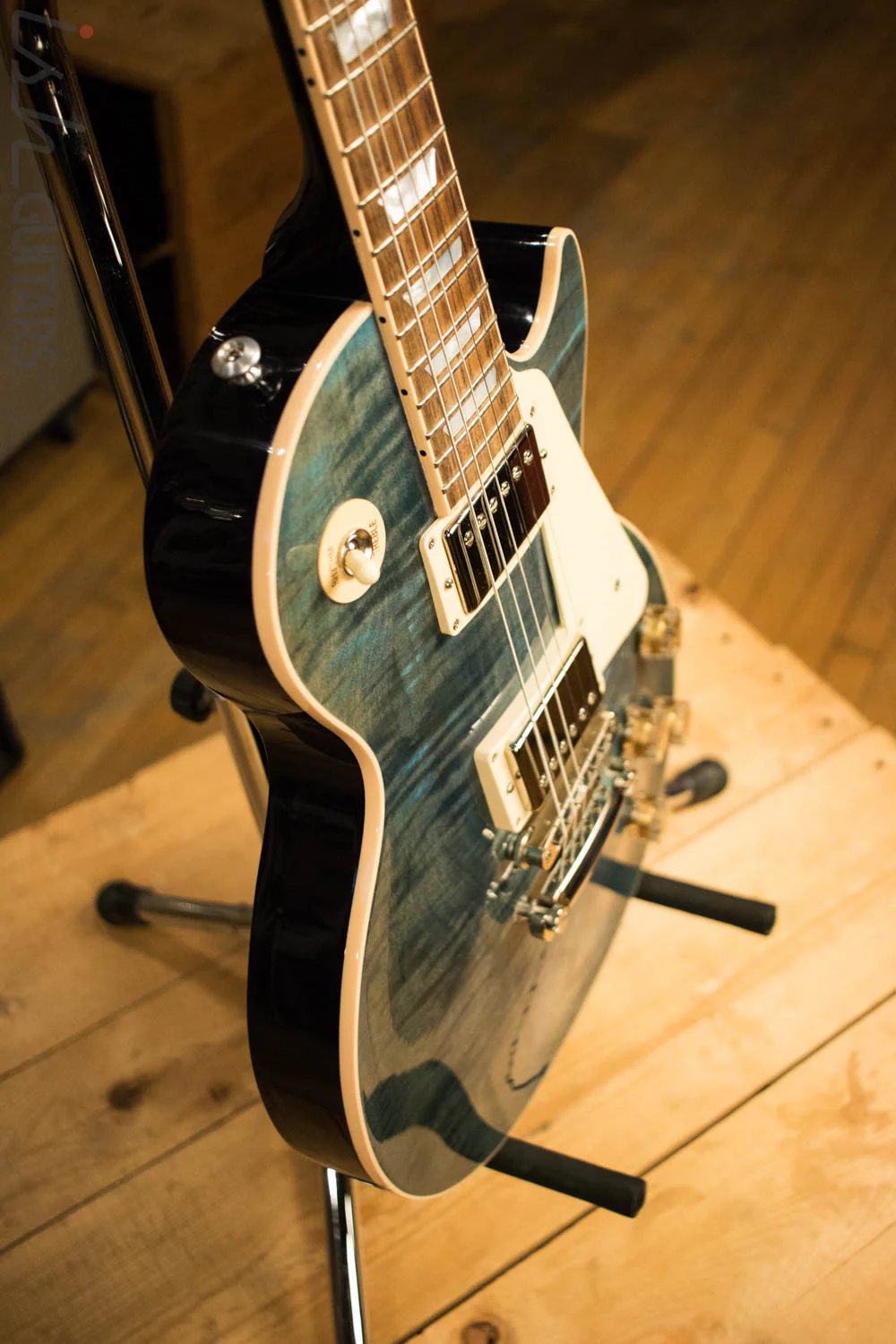 Gibson Traditional Les Paul 100 2015 Ocean Blue - Image 6