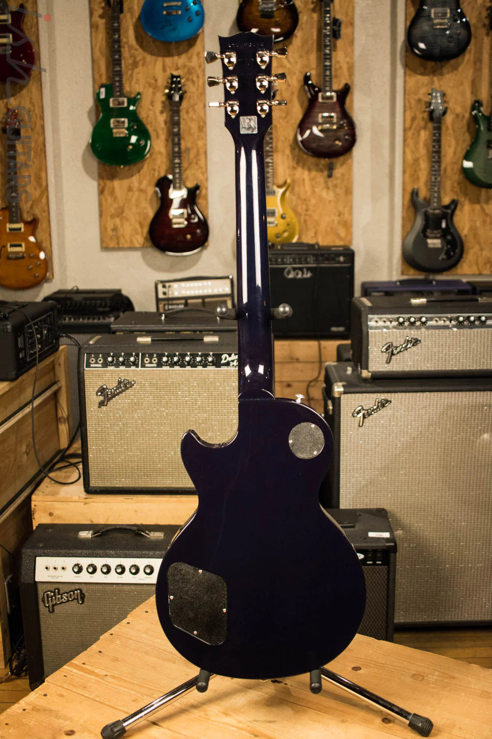 Gibson Traditional Les Paul 100 2015 Ocean Blue - Image 8