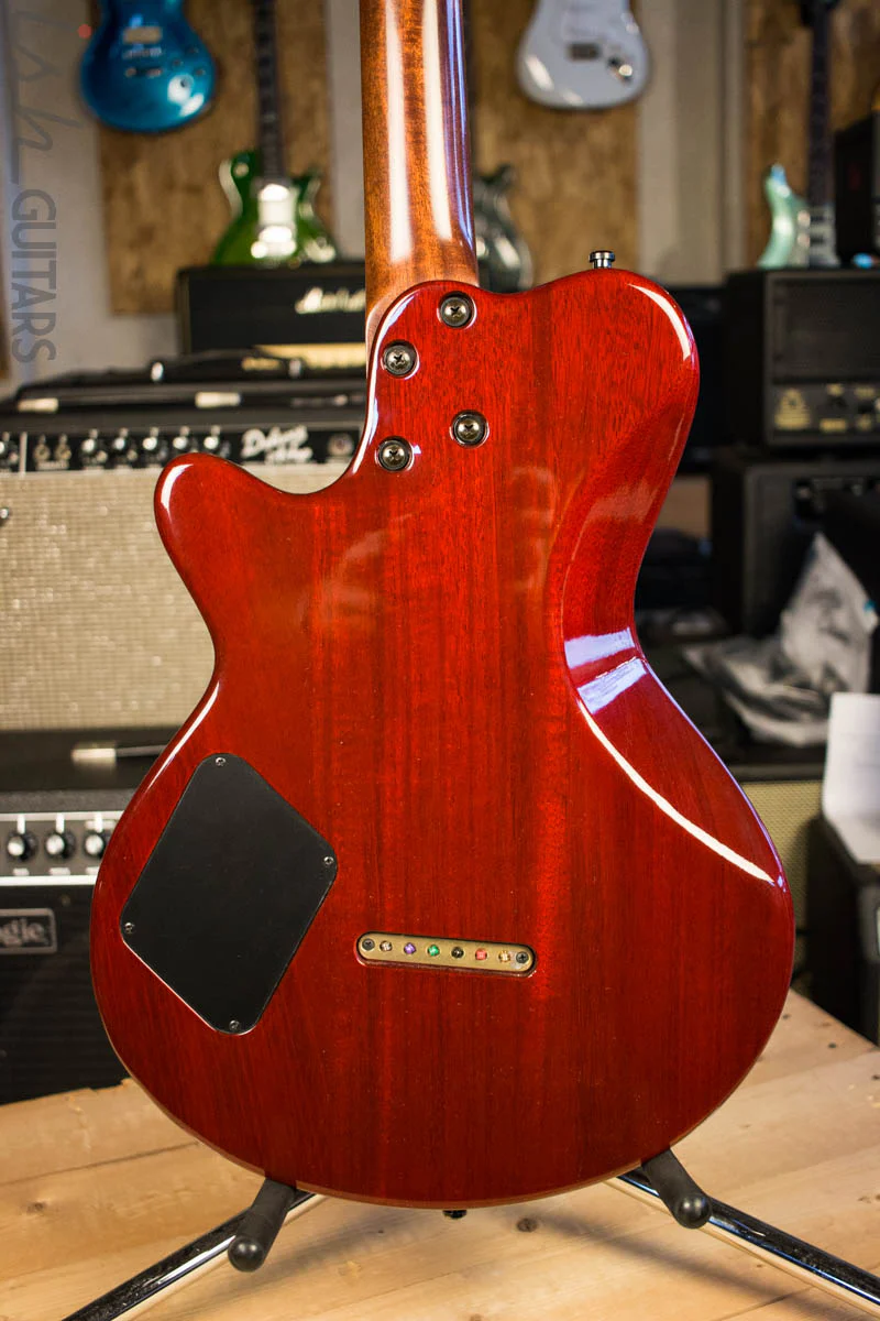 Godin LG HMB Electric Guitar Trans Red - Image 7