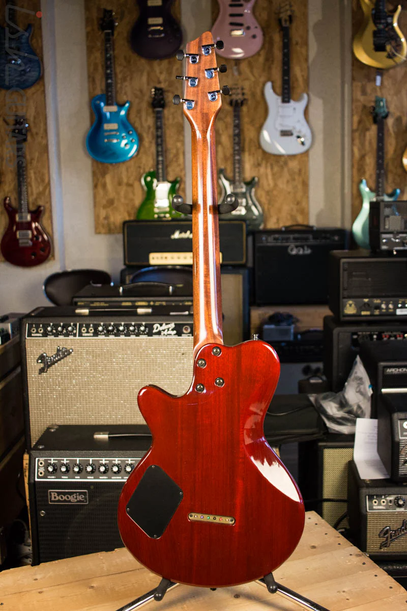 Godin LG HMB Electric Guitar Trans Red - Image 8