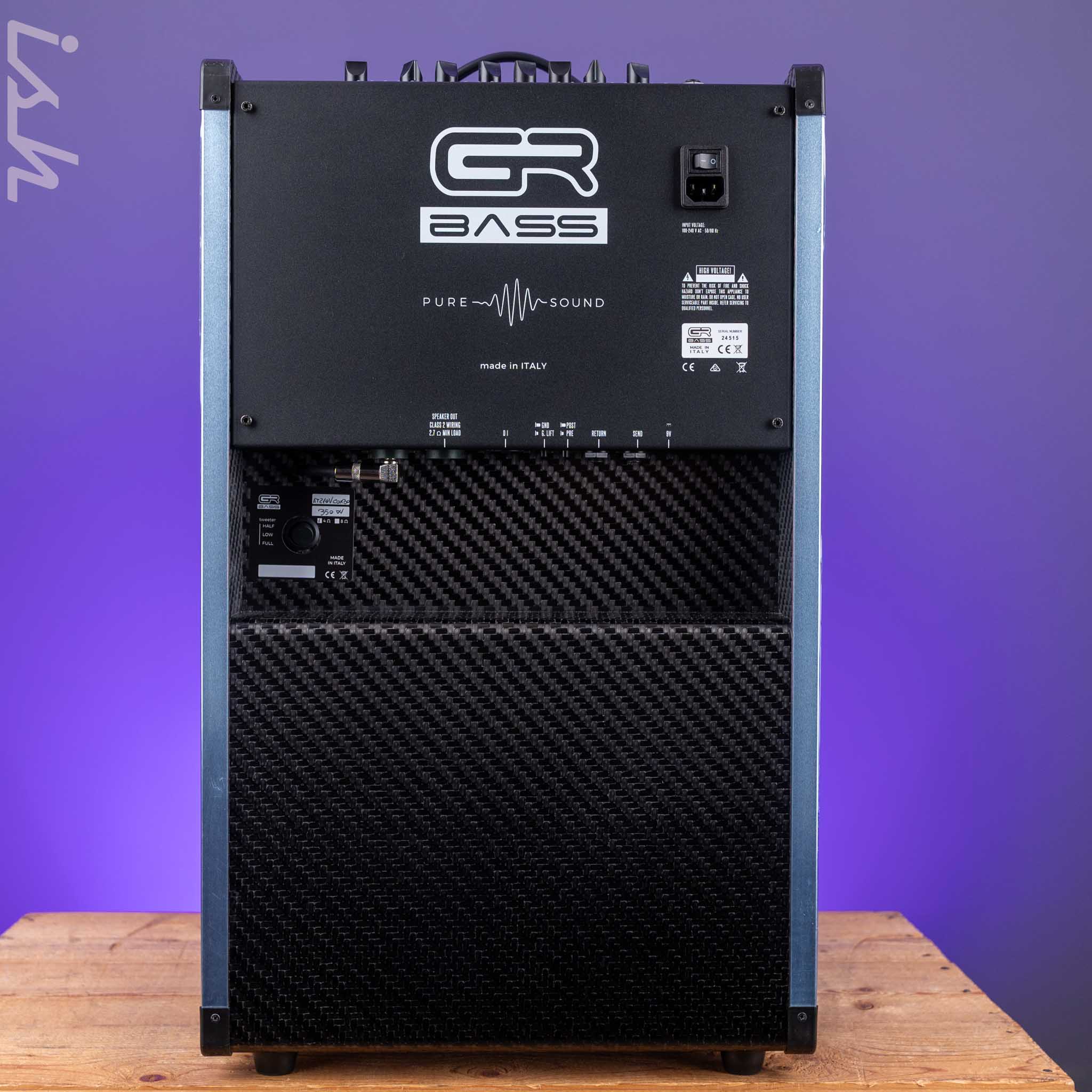 GR Audio AT 210V Bass Combo Amp Carbon Fiber 350W 2x10" 4 Ohm - Image 2