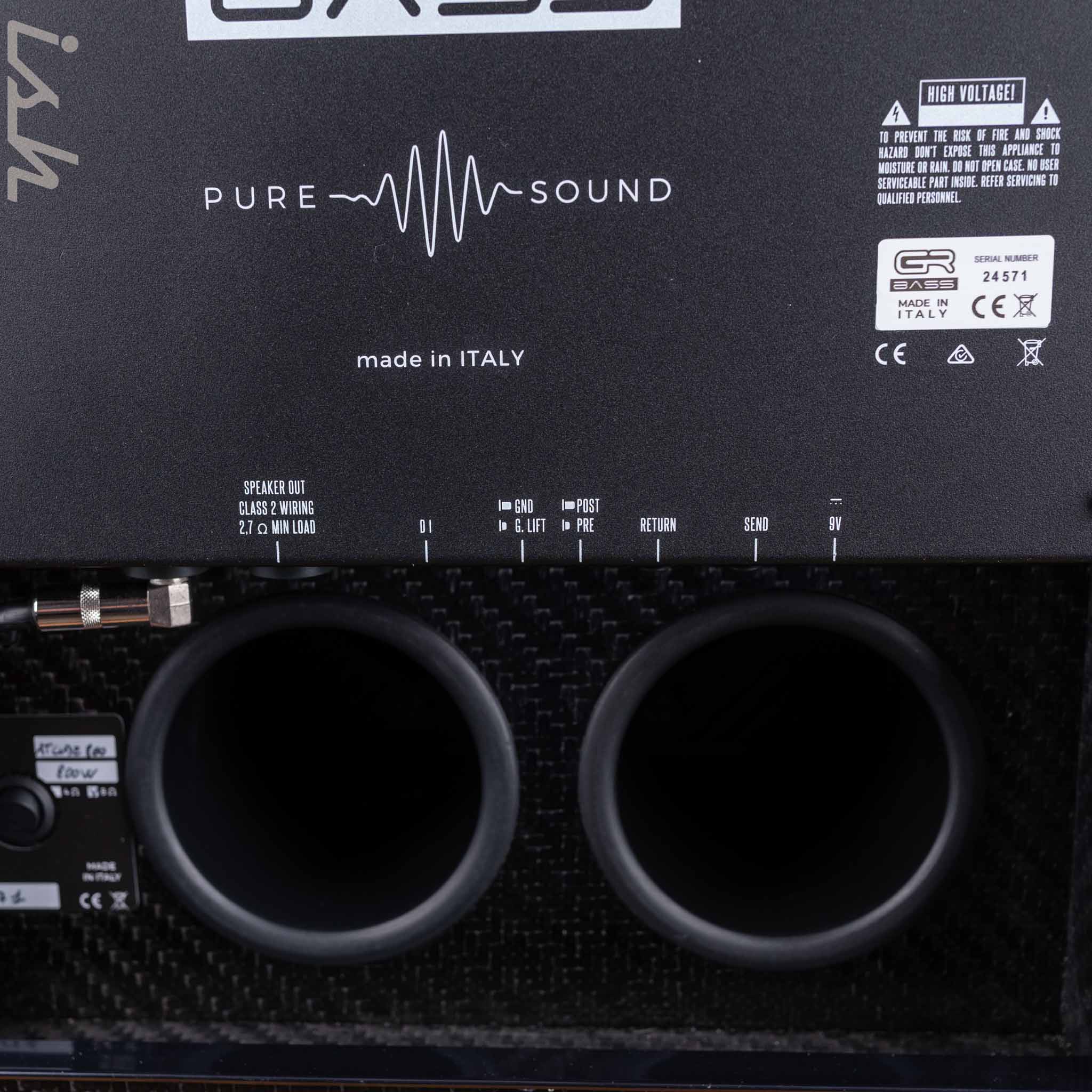 GR Audio Bass Cube 800 Combo Amp Carbon Fiber 800 W 1x12" 8 Ohm - Image 3