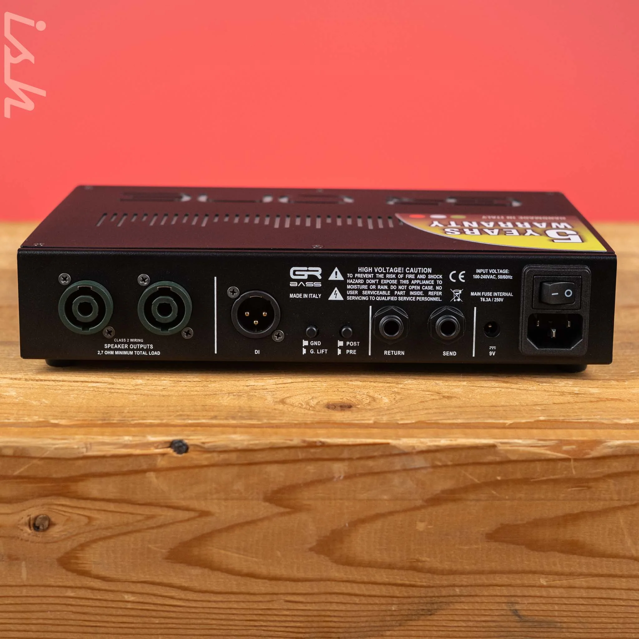GR Audio GR One 800 Bass Amplifier Head - Image 5