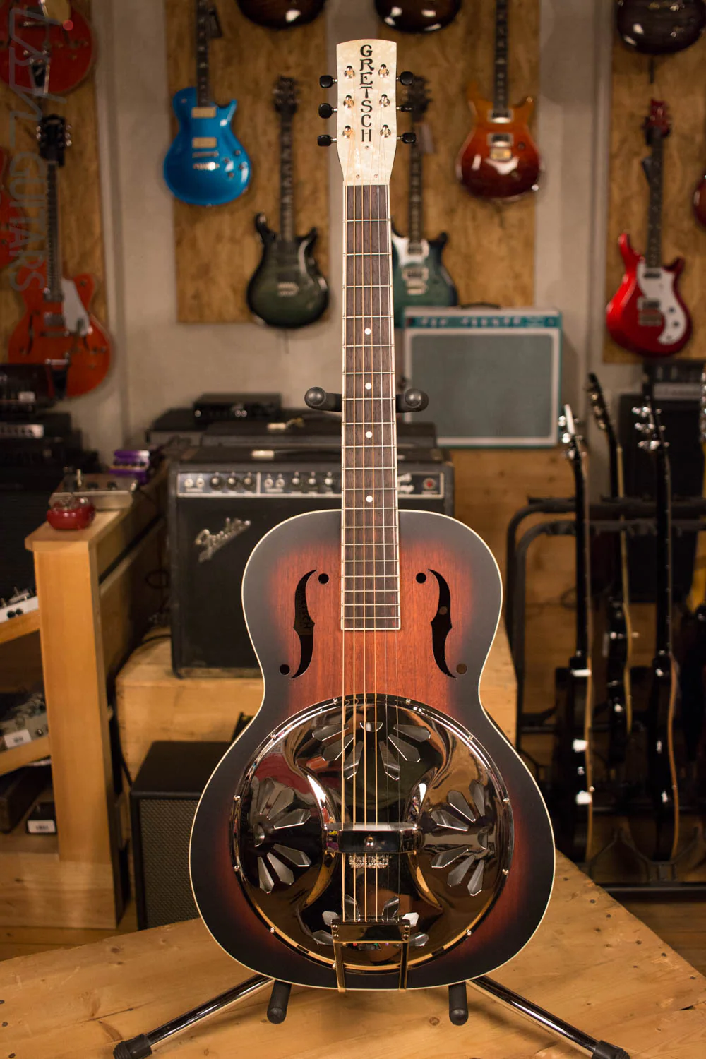 Gretsch Root Series G9220 Bobtail Round Neck Acoustic/Electric Resonator Guitar - Image 2