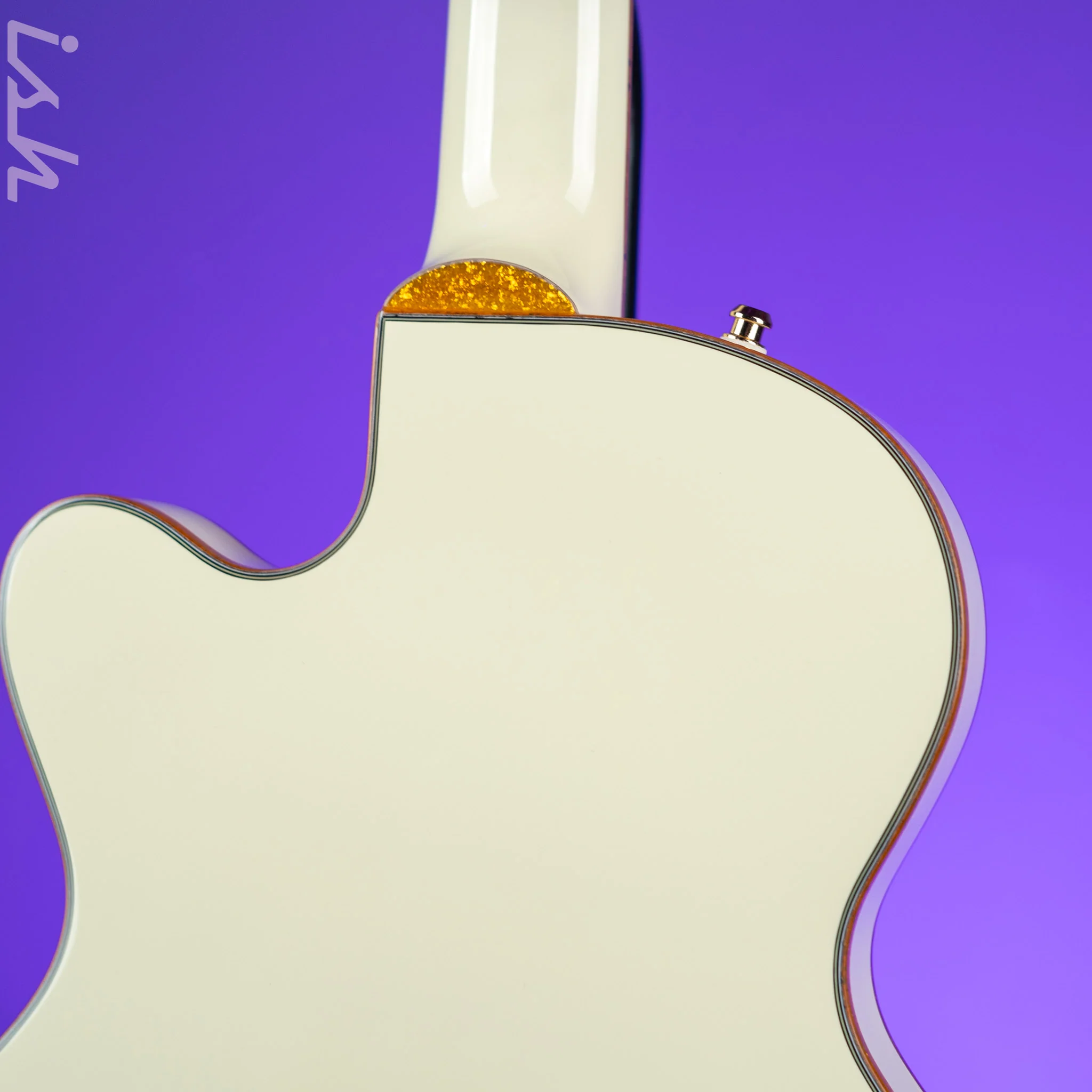 Gretsch Electromatic Chris Rocha Broadkaster Jr. Center Block Vintage White - Image 8