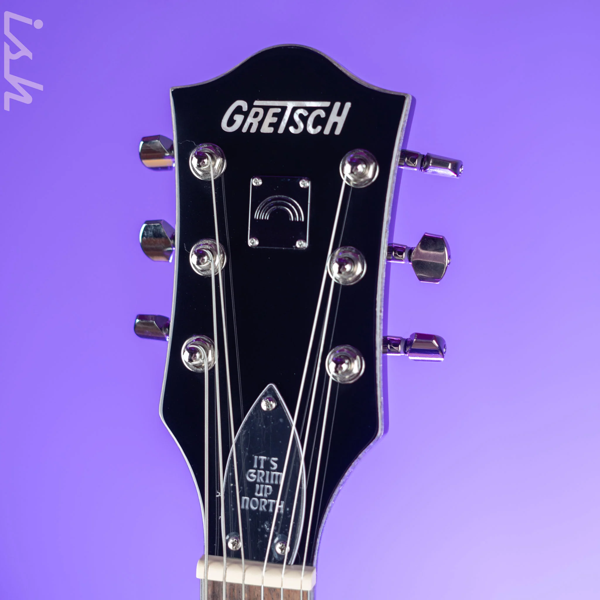 Gretsch Electromatic John Gourley Broadkaster Center Block Iridescent Black Demo - Image 5
