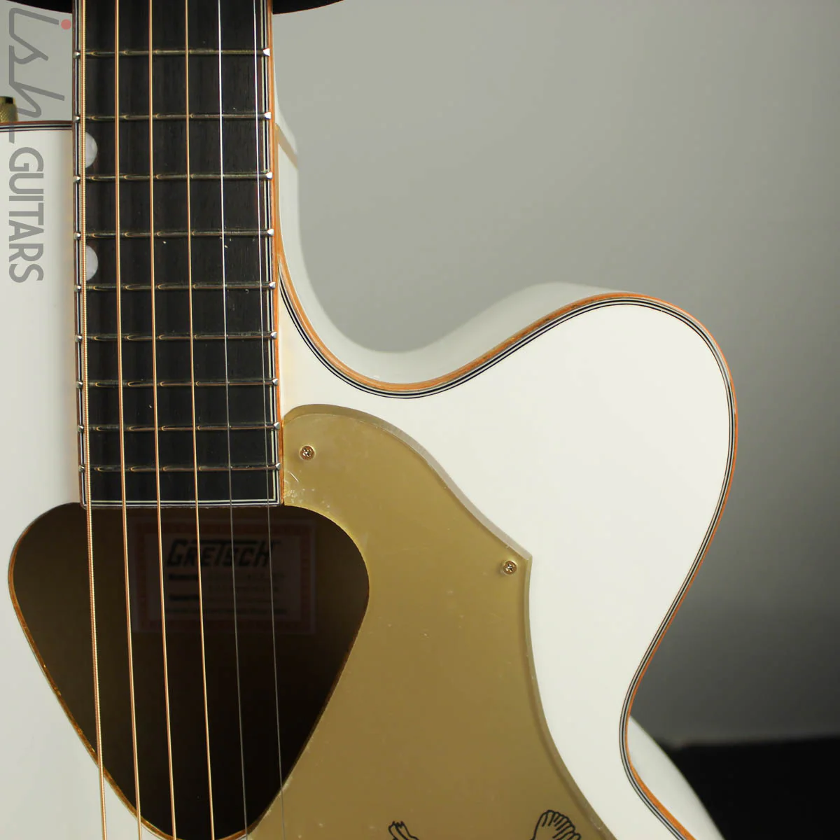 Gretsch G5022CWFE Rancher Falcon Jumbo Electric Acoustic White - Image 6