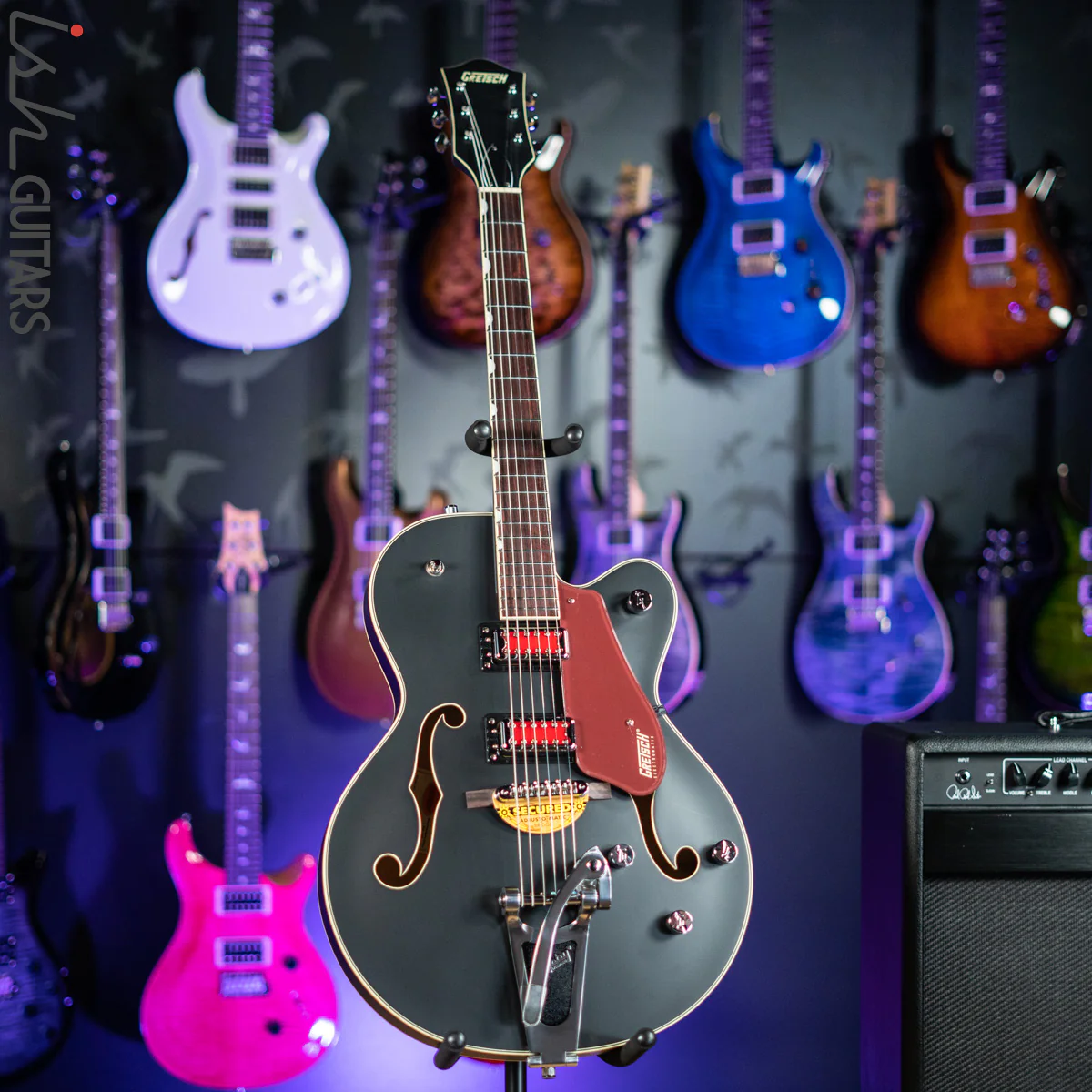 Gretsch G5410T Electromatic “Rat Rod”Hollowbody Matte Black B-Stock - Image 2