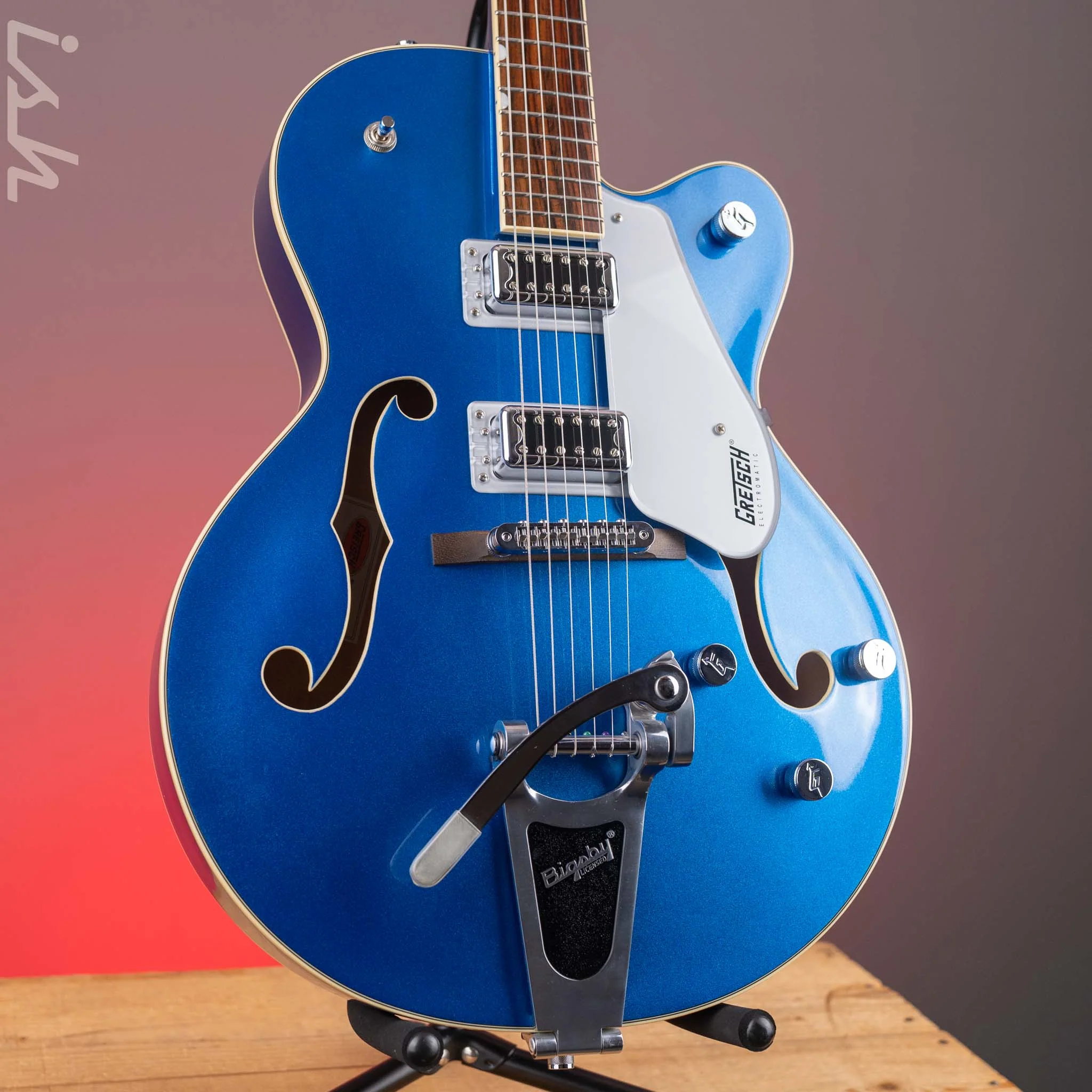 2018 Gretsch G5420T Electromatic Hollowbody Single-Cut Electric Guitar w/ Bigsby Fairline Blue