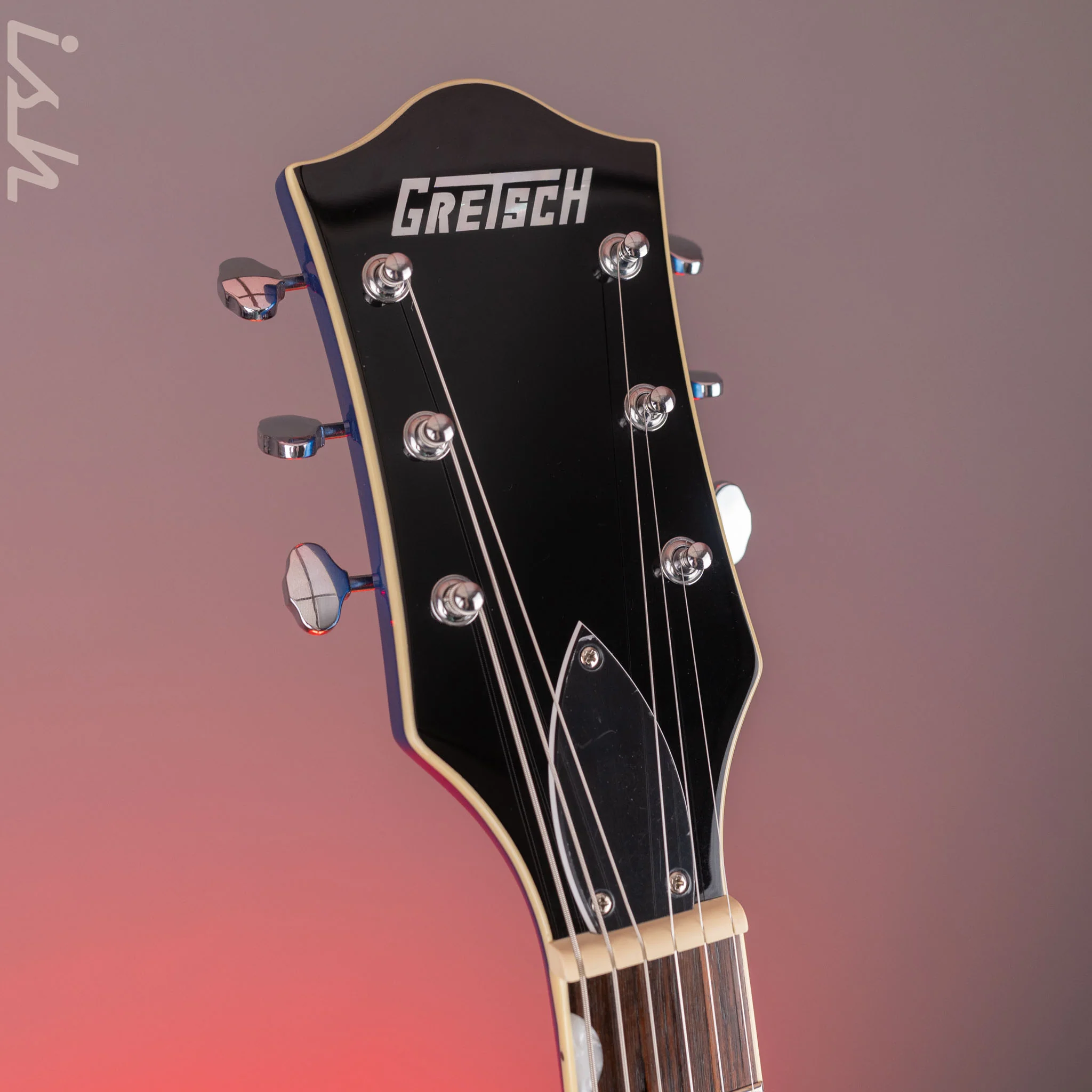 2018 Gretsch G5420T Electromatic Hollowbody Single-Cut Electric Guitar w/ Bigsby Fairline Blue - Image 5