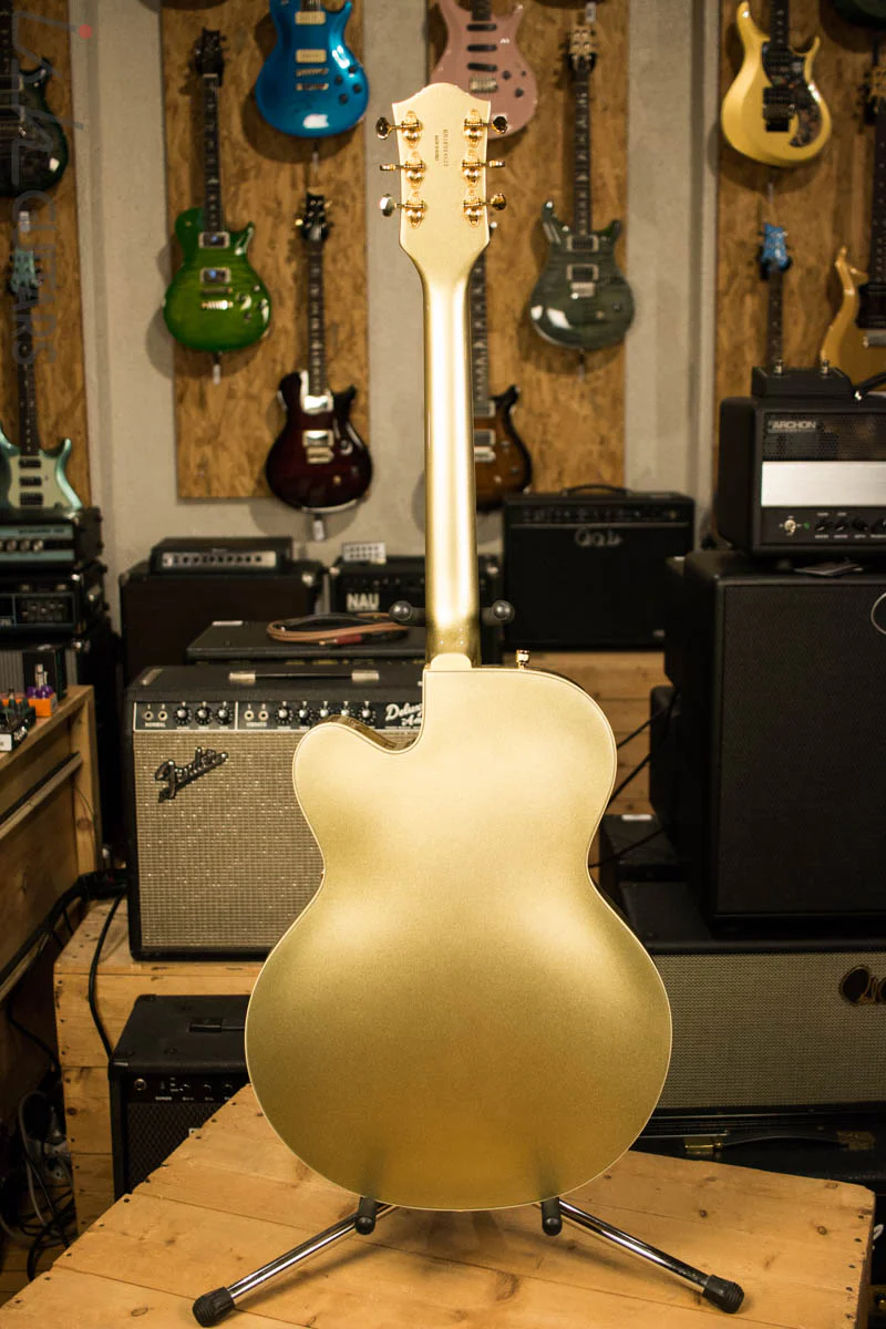 Gretsch G5420TG Electromatic 135th Anniversary LTD - Two Tone Dark Cherry Metallic on Casino Gold - Image 8