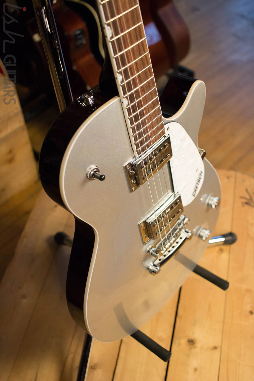 Gretsch G5426 Jet Club Electric Guitar Silver B-Stock - Image 5