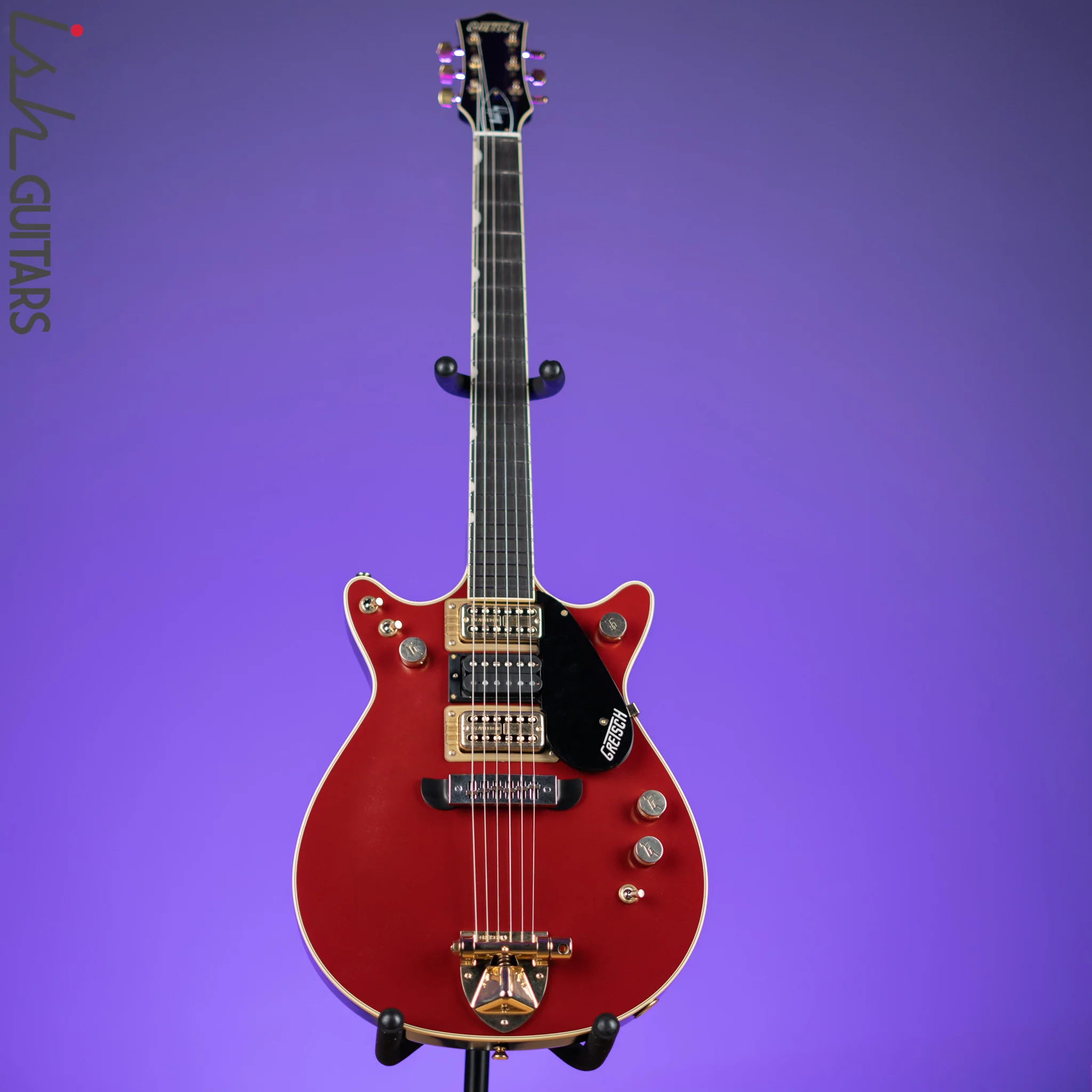 Gretsch G6131G Malcom Young LTD Raw Jet Vintage Firebird Red - *Lightly Aged* Demo - Image 2