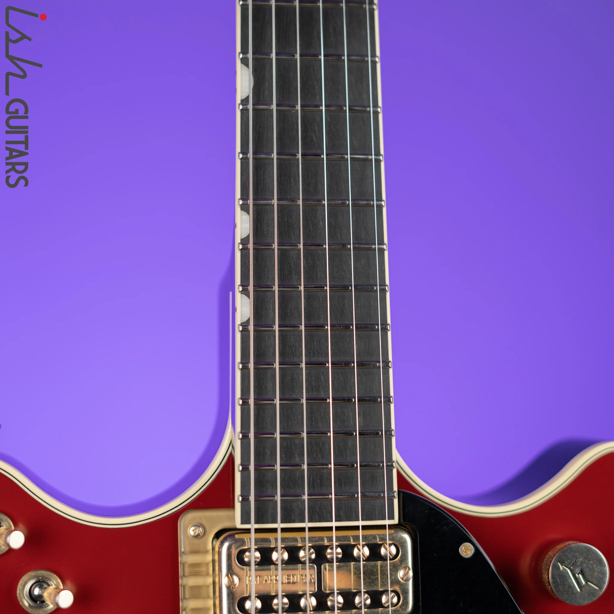 Gretsch G6131G Malcom Young LTD Raw Jet Vintage Firebird Red - *Lightly Aged* Demo - Image 5