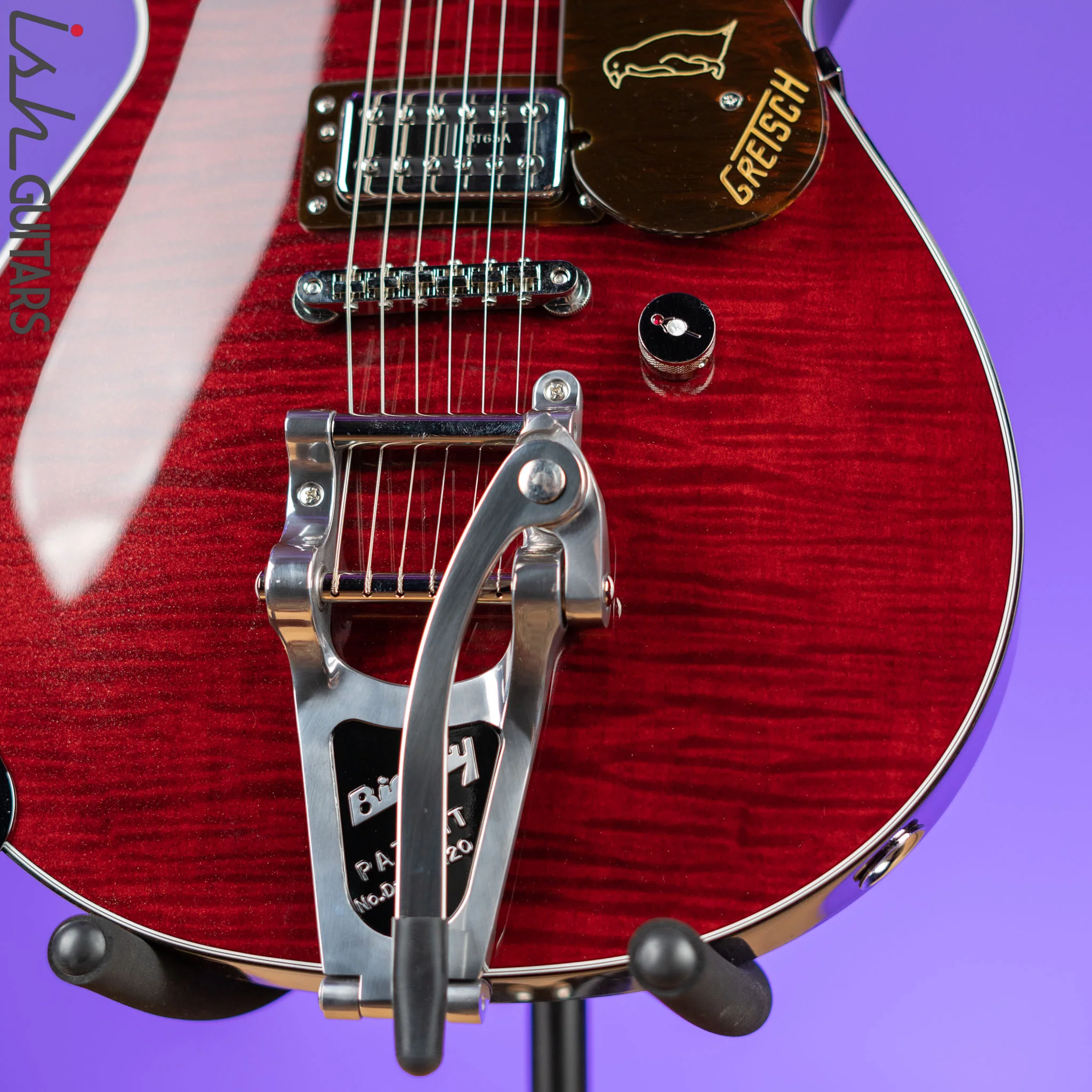 Gretsch G6134TFM Nigel Hendroff Signature Penguin Dark Cherry Demo - Image 4