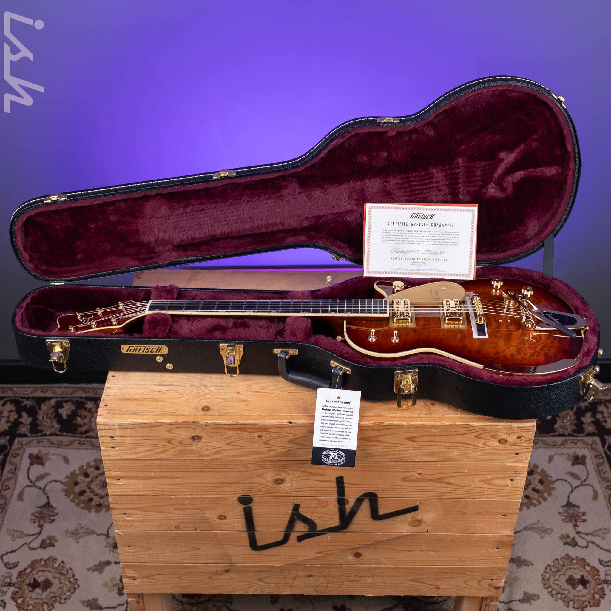 Gretsch G6134TGQM-59 Limited Edition Penguin Forge Glow Demo - Image 11