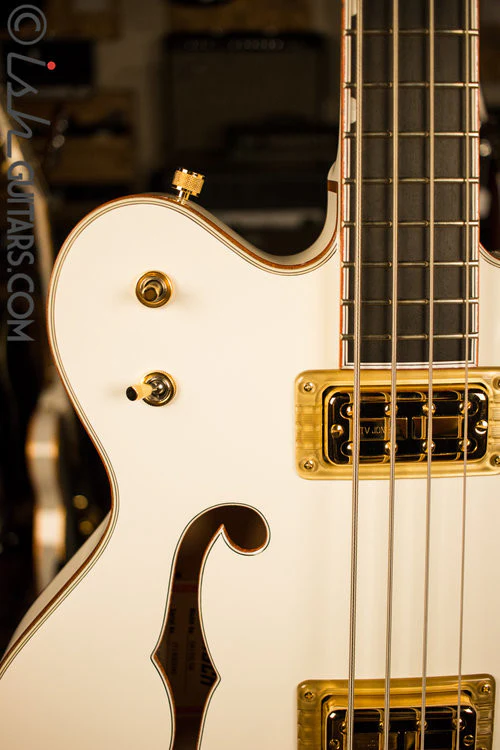 Gretsch G6136LSB White Falcon Bass Store Demo - Image 3