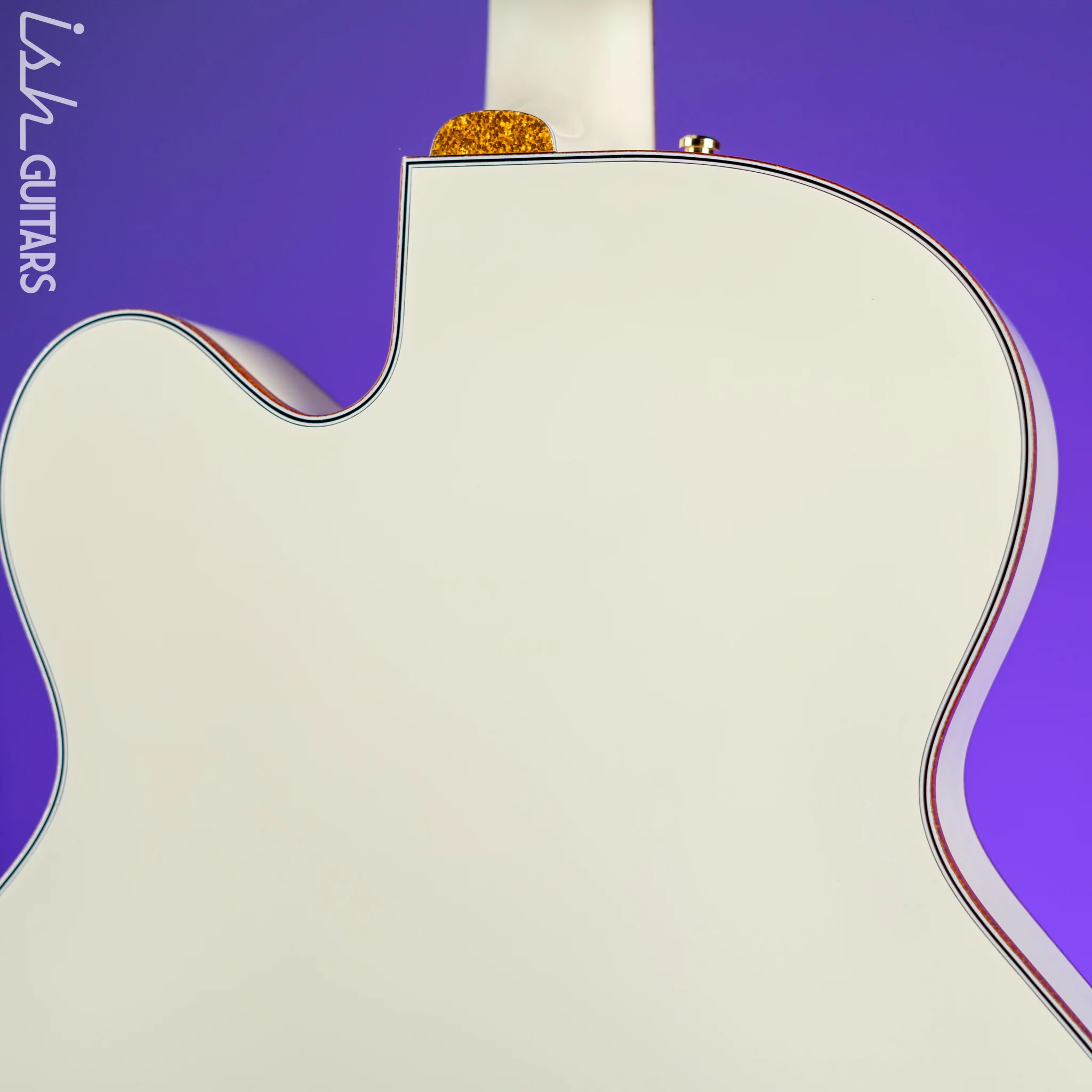 Gretsch G6136T-MGC Michael Guy Chislett Signature Falcon with Bigsby Vintage White - Image 8