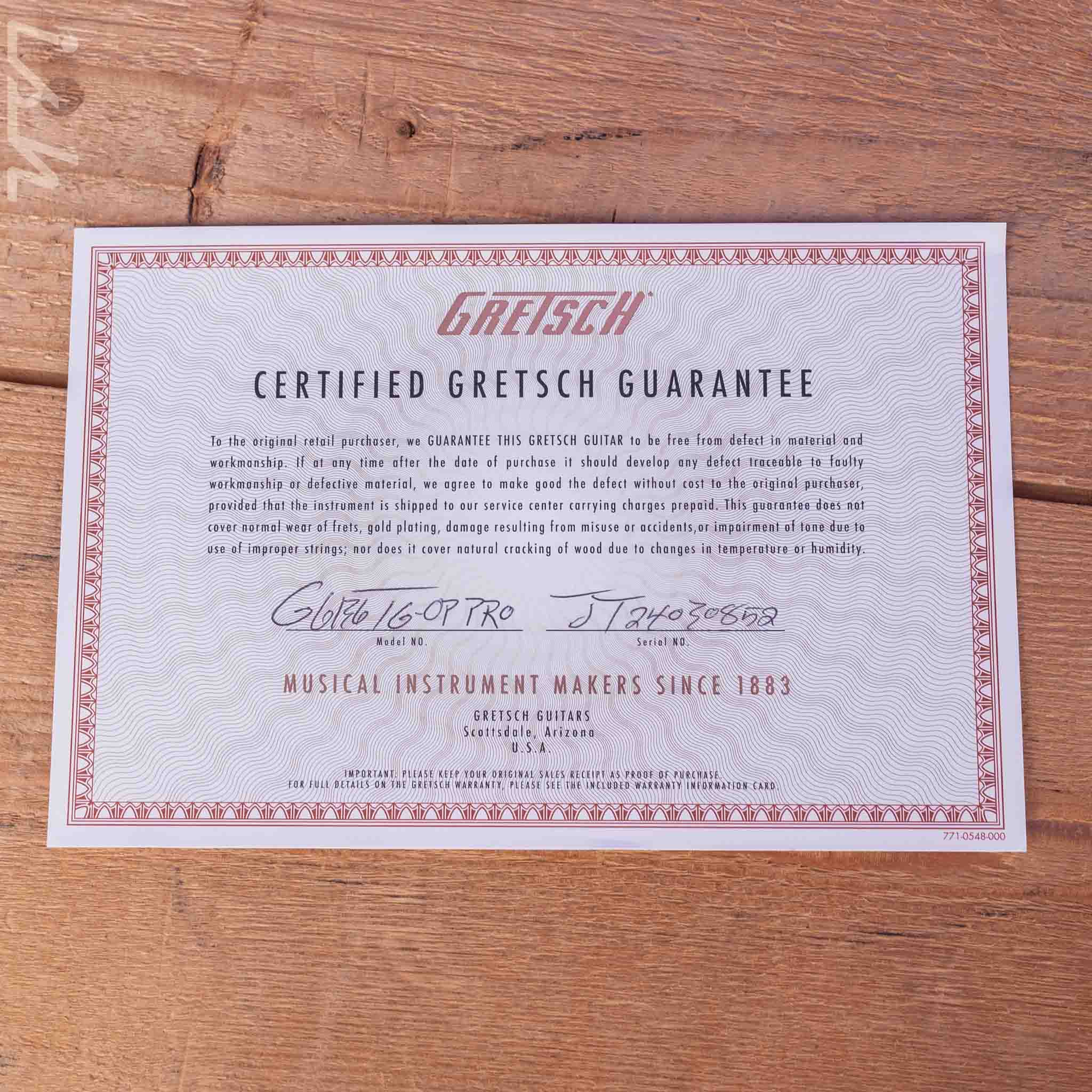Gretsch G6136TG Limited Edition Orville Peck Falcon Oro Sparkle Demo - Image 12