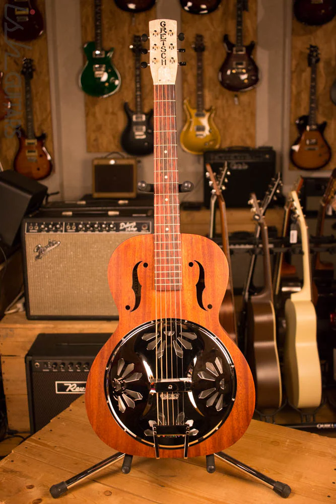 Gretsch G9200 Boxcar Resonator Natural Top - Image 2