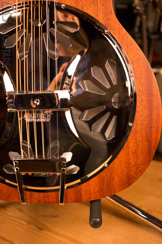 Gretsch G9200 Boxcar Resonator Natural Top - Image 4