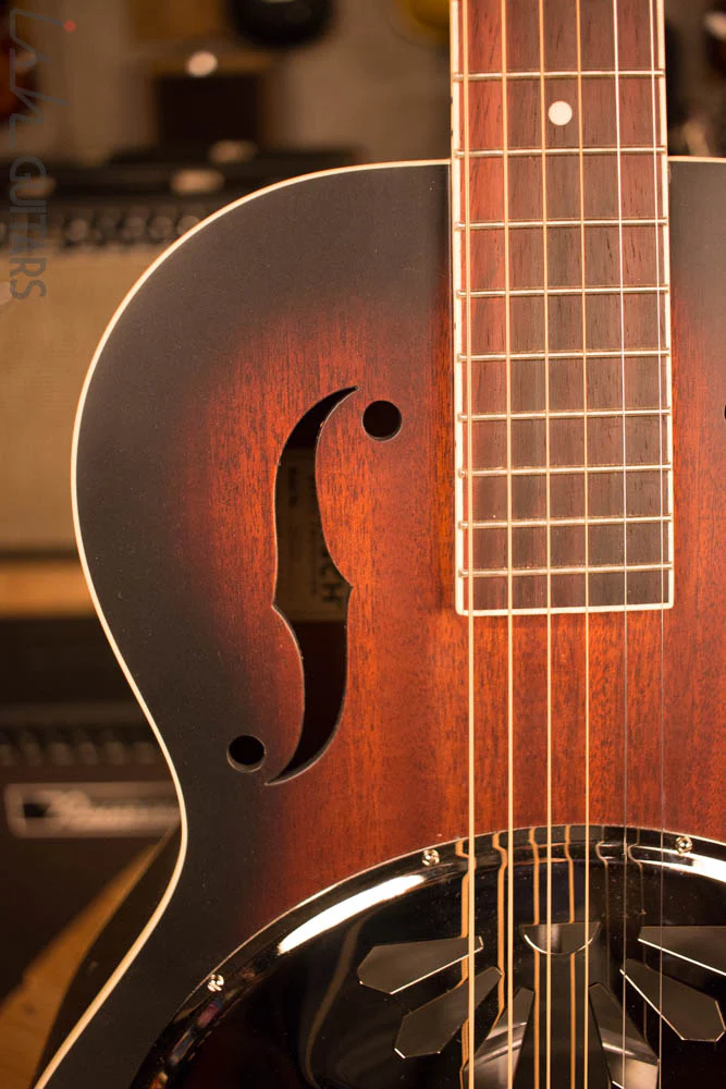 Gretsch G9220 Bobtail Resonator Guitar Mahogany Body Rosewood Fingerboard - Image 3