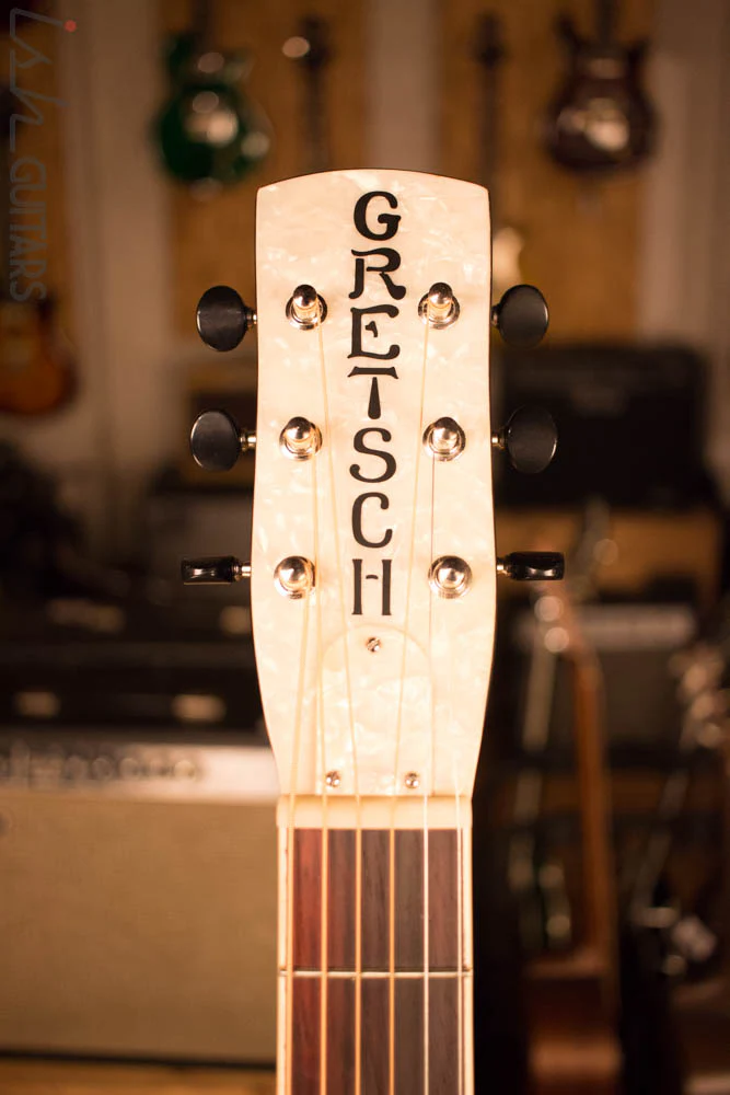 Gretsch G9220 Bobtail Resonator Guitar Mahogany Body Rosewood Fingerboard - Image 5