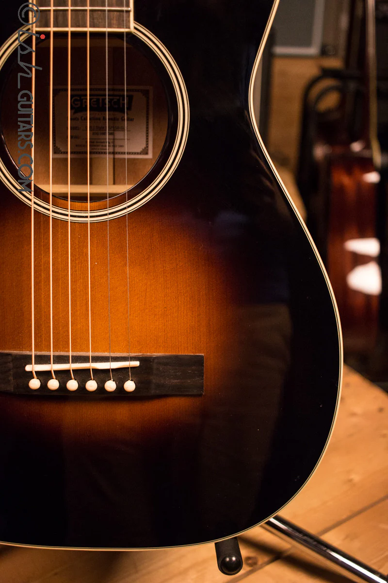 Gretsch G9511 Style 1 Single-0 Parlor Acoustic Guitar Appalachia Cloudburst - Image 4