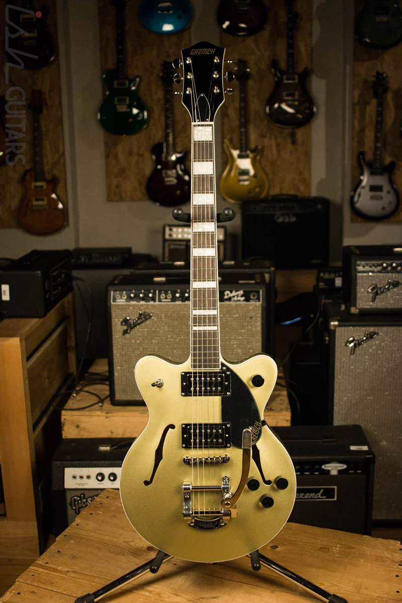 2018 Gretsch Streamliner Center Block Jr. Electric Guitar Golddust - Image 2