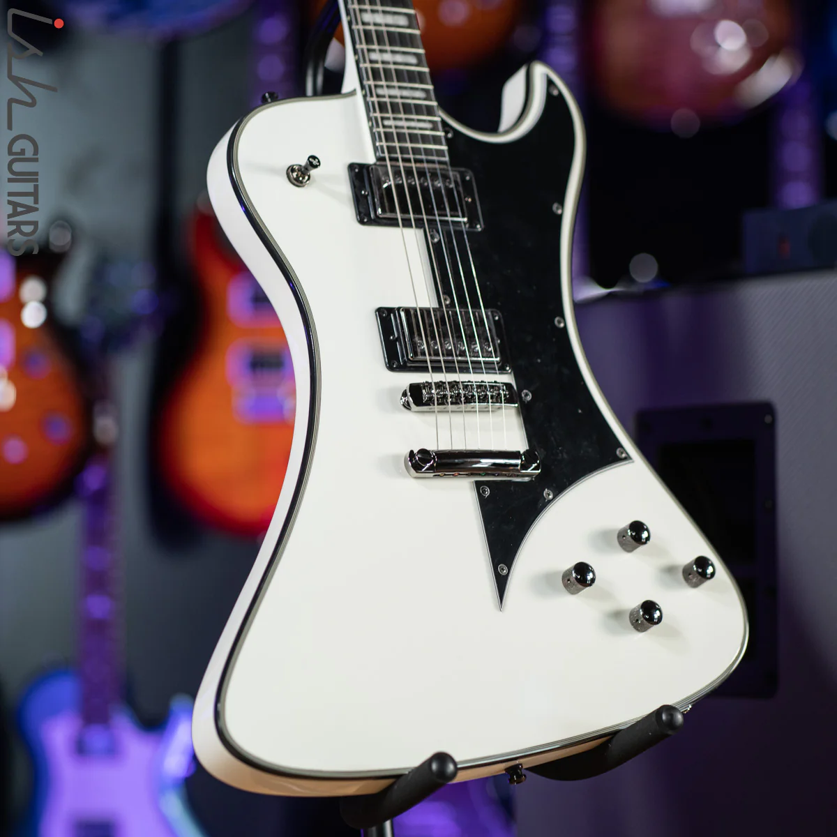 Hagstrom Fantomen Custom White Gloss Electric Guitar - Image 6