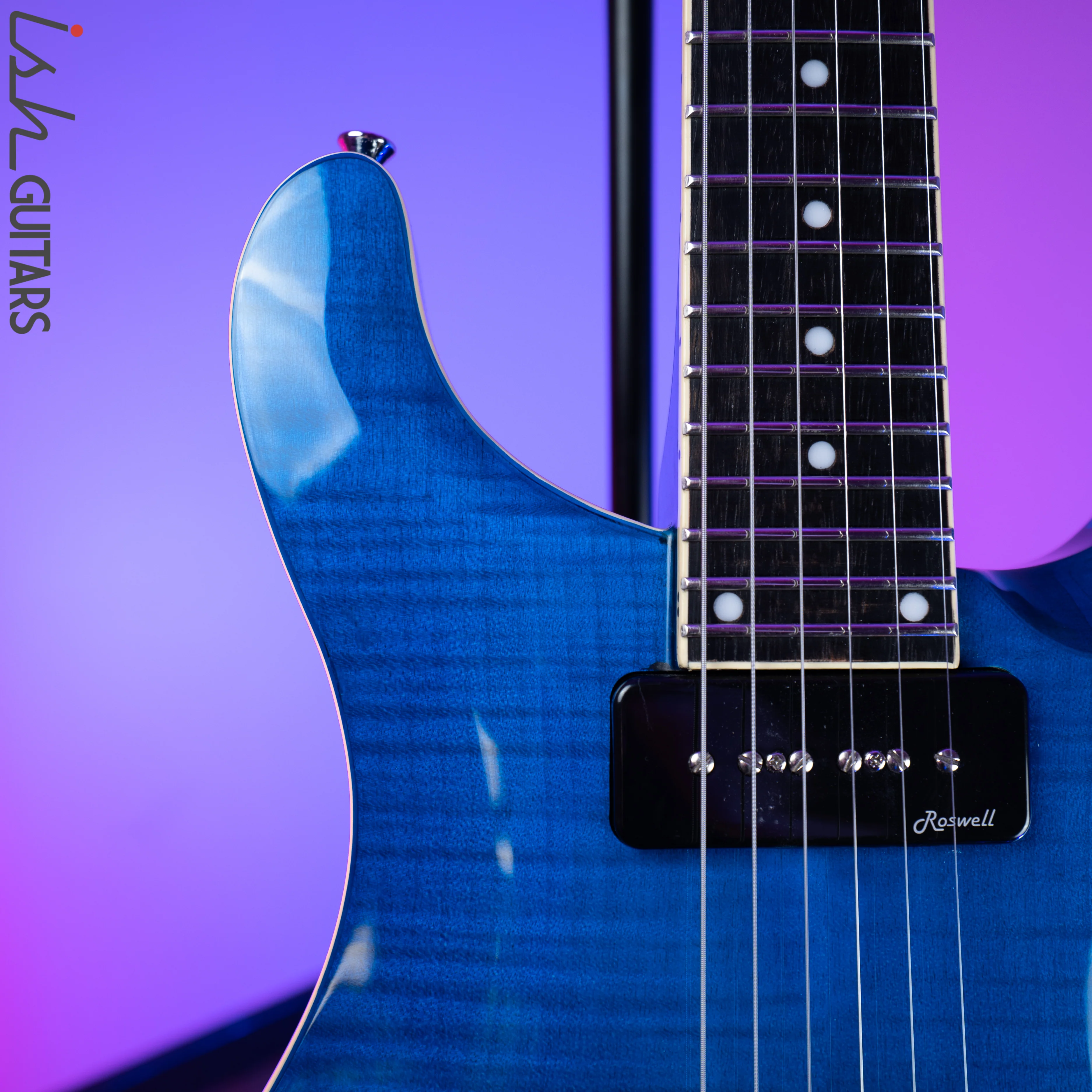 Harley Benton CST-24T P90 Ocean Flame - Image 3